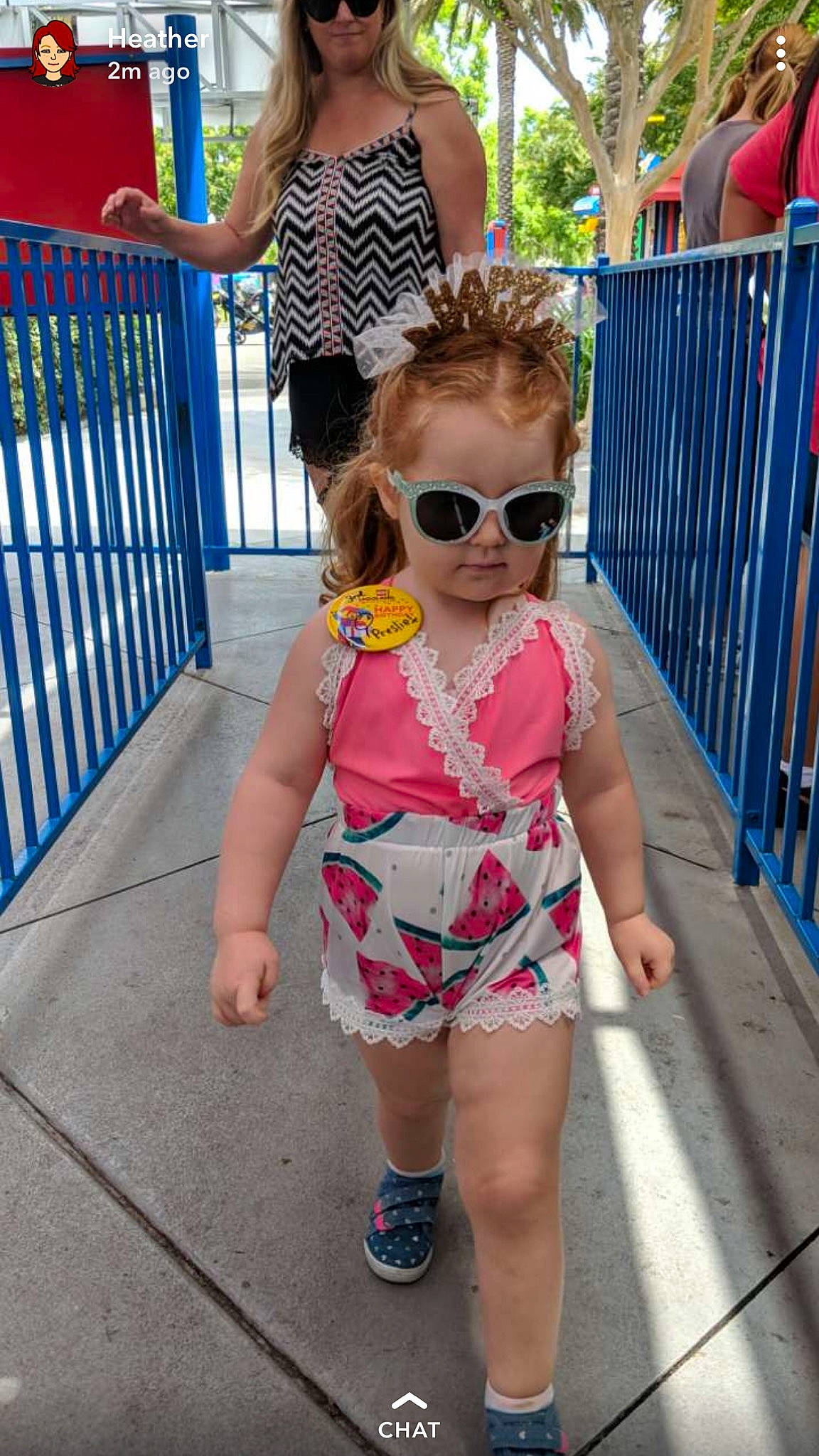 Preslie is registered to the contest to win money with this photo: child, cool, eyewear, fashion, fun, glasses, leisure, person, product, shorts, snapshot, summer, sunglasses, toddler, vacation