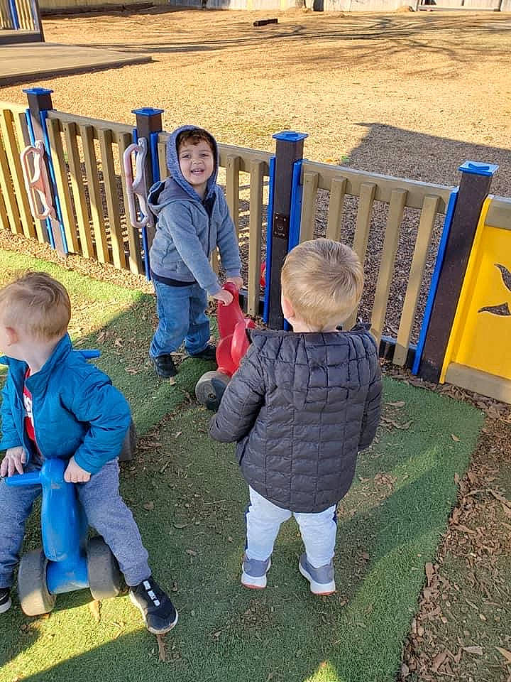 Keaton Swanson joined the competition — help win amazing prizes! blue, child, city, electric_blue, footwear, fun, grass, jacket, jeans, joy, lawn, leisure, outdoor_play_equipment, person, play, playground, recreation, shoe, snapshot, sneakers