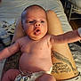 Kai joined the competition — help win amazing prizes! baby, bed, blanket, bottle, child, comfort, cute, diaper, expression, human, indoor, infant, legs, lying, nappy, newborn, person, resting, skin, tattoo