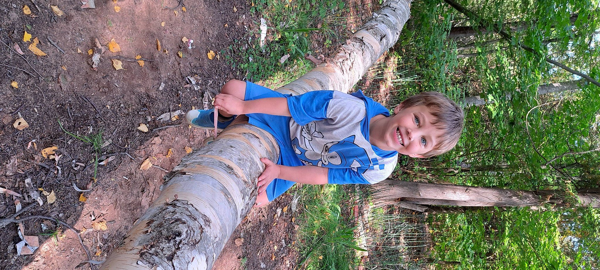 Joseph James joined the competition — help win amazing prizes! adaptation, baby_toddler_clothing, electric_blue, fun, grass, happy, human_leg, joy, landscape, leisure, pattern, people_in_nature, person, plant, smile, soil, t_shirt, thigh, toddler, tree