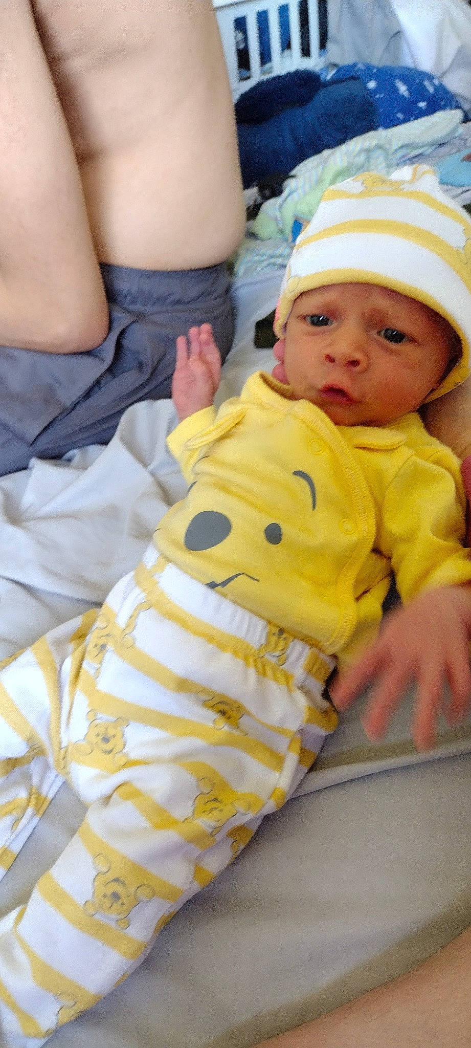 Abel James joined the competition — help win amazing prizes! baby, baby_products, baby_safety, baby_toddler_clothing, cap, cheek, child, comfort, event, fun, gesture, happy, headwear, leisure, pattern, person, sitting, sleeve, thumb, toddler