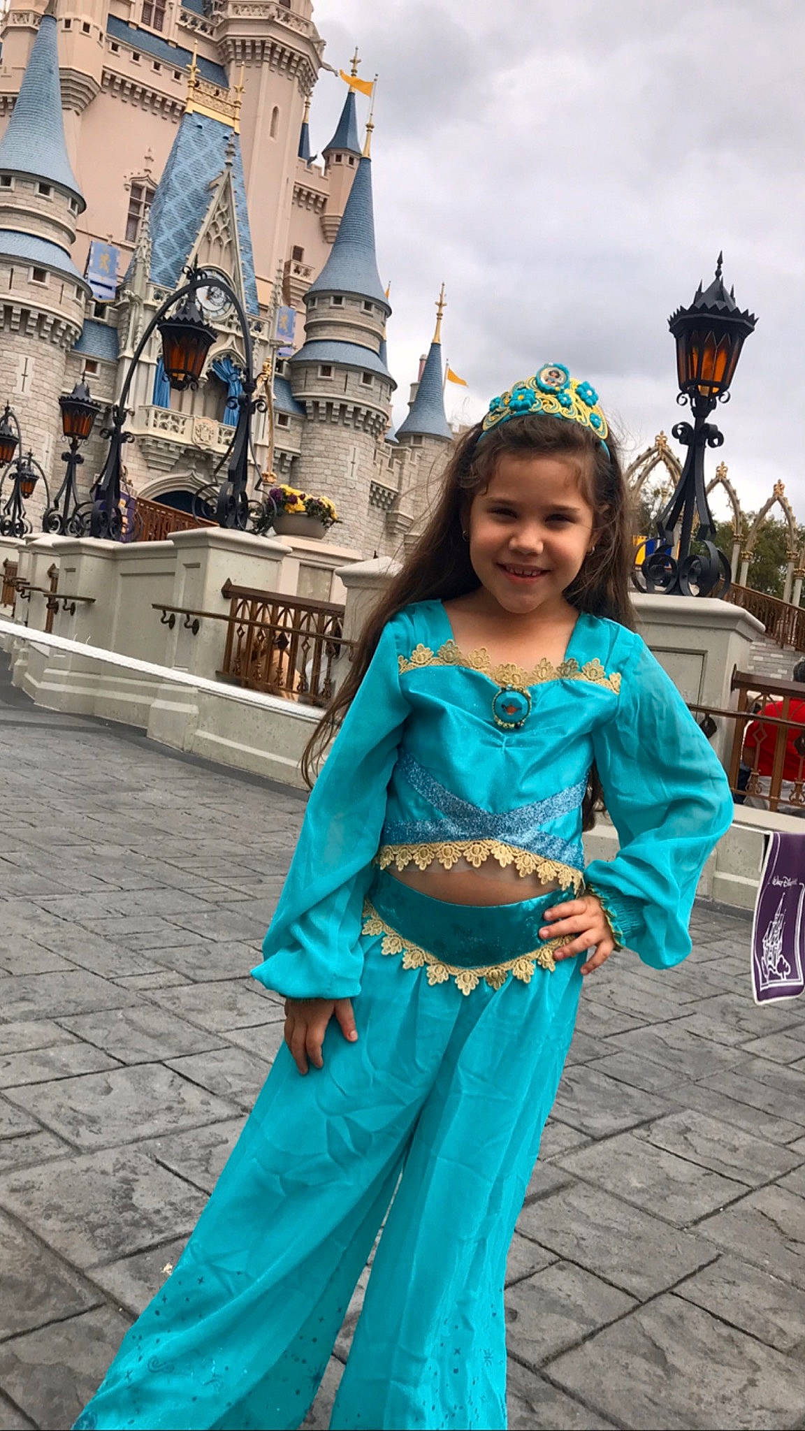 Natalia joined the competition — help win amazing prizes! amusement_park, blue, costume, event, fun, joy, nonbuilding_structure, park, person, recreation, smile, street, tourism, tradition, vacation, walt_disney_world, world