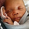 Hazel joined the competition — help win amazing prizes! newborn, baby, sleeping, blanket, soft, face, hand, cozy, infant, peaceful, portrait, wrapped, cute, resting, skin, closeup, indoors, child, toddler, warm