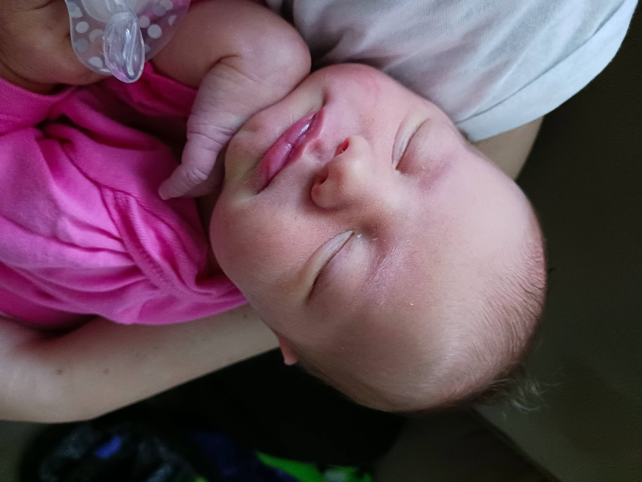 Kya is registered to the contest to win money with this photo: baby, baby_toddler_clothing, cheek, child, comfort, ear, eyelash, facial_expression, finger, gesture, hand, happy, lip, mouth, nail, nose, person, pink, skin, thumb