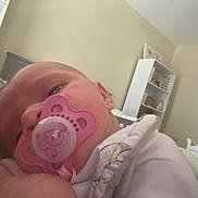 Iris joined the competition — help win amazing prizes! baby, pacifier, sleeping, closeup, bed, indoor, child, shelf, toy, plush, face, head, hand, blanket, comfort, nursery, furniture, relaxation, infant, cozy