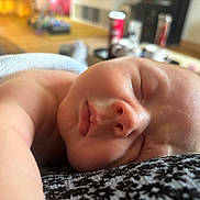 Henry joined the competition — help win amazing prizes! baby, sleeping, close_up, face, skin, infant, peaceful, resting, indoor, texture, fabric, soft_light, newborn, portrait, cute, child, relaxation, peace, young, person