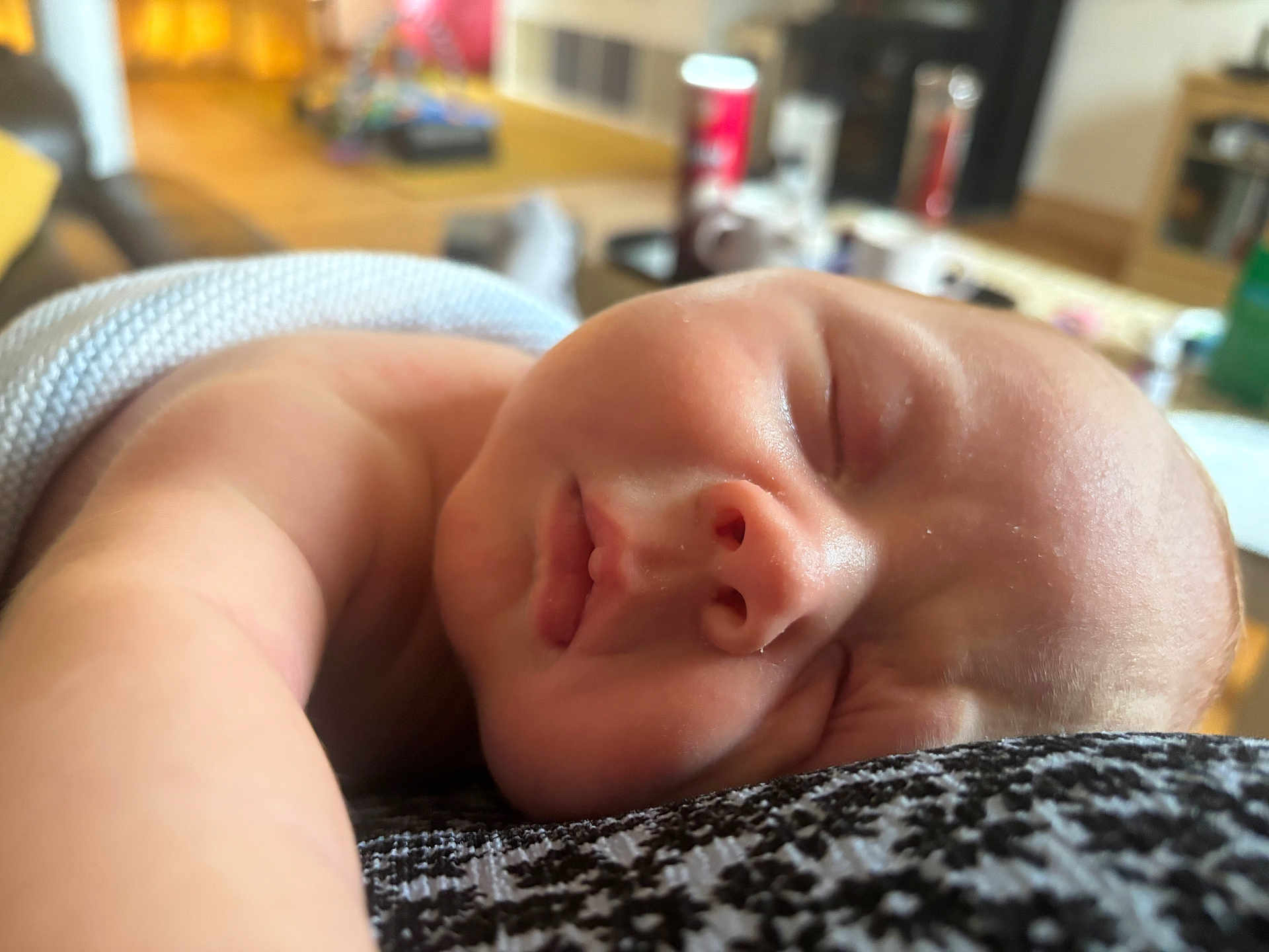 Henry joined the competition — help win amazing prizes! baby, sleeping, close_up, face, skin, infant, peaceful, resting, indoor, texture, fabric, soft_light, newborn, portrait, cute, child, relaxation, peace, young, person