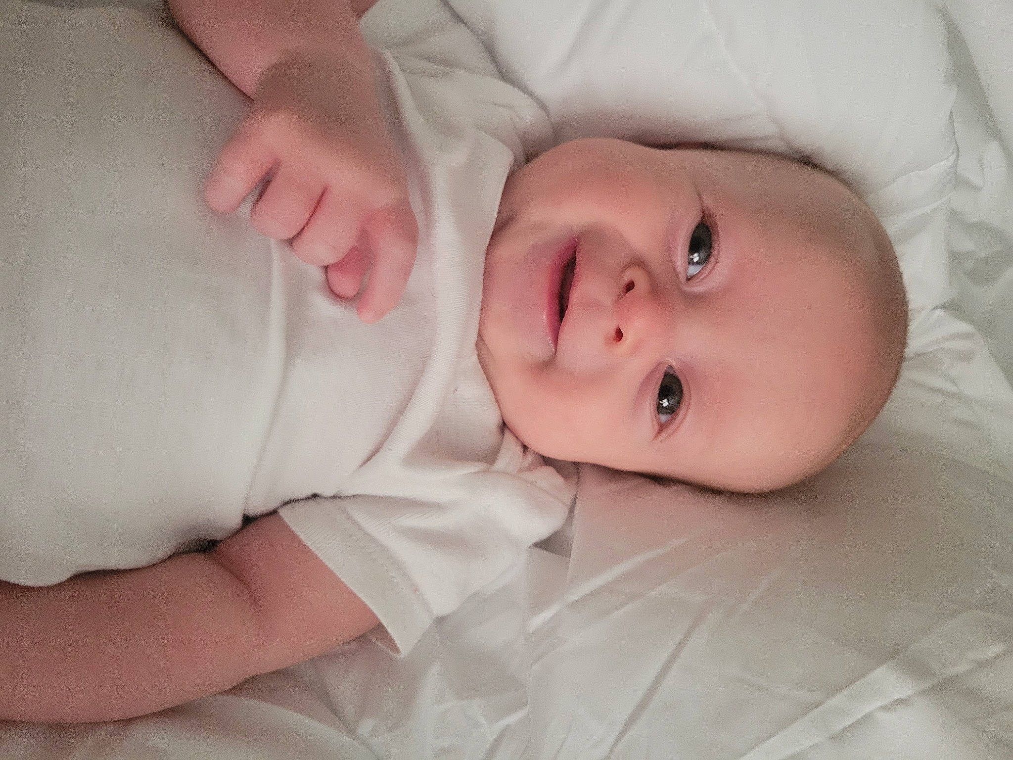 Jackson joined the competition — help win amazing prizes! baby, baby_toddler_clothing, cheek, child, comfort, eye, eyebrow, eyelash, flash_photography, hand, headgear, human_body, iris, lip, neck, nose, person, skin, sleeve, smile
