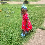 Miracle is registered to the contest to win money with this photo: architecture, backyard, building, child, clothing, dress, face, grass, head, lawn, nature, outdoors, park, person, photography, plant, portrait, shelter, summer, yard