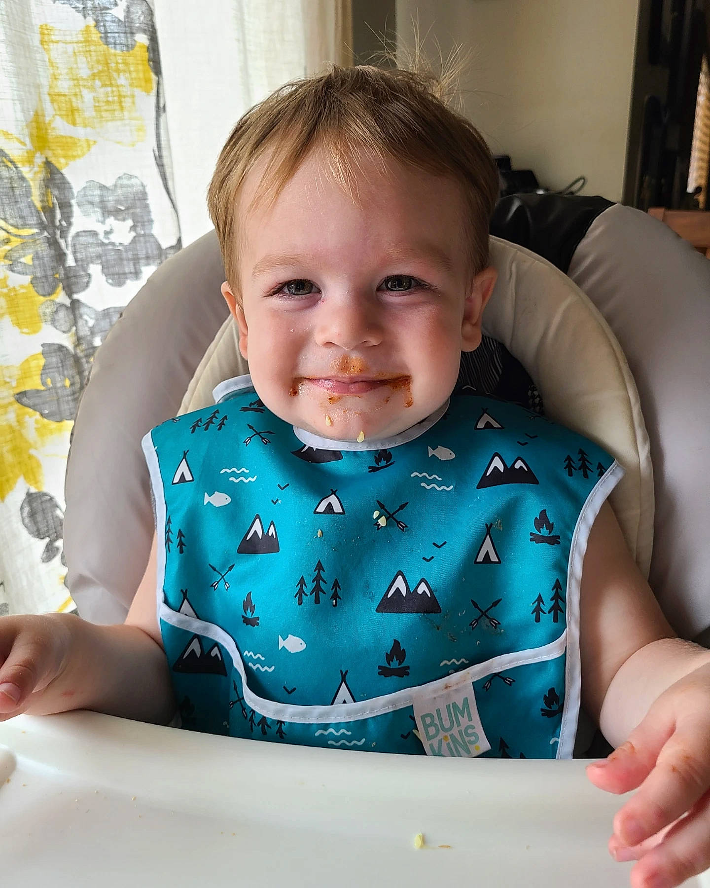 Broden is registered to the contest to win money with this photo: arm, baby, baby_toddler_clothing, beauty, cheek, child, comfort, curtain, face, facial_expression, finger, fun, happy, iris, joy, person, product, sitting, skin, sleeve