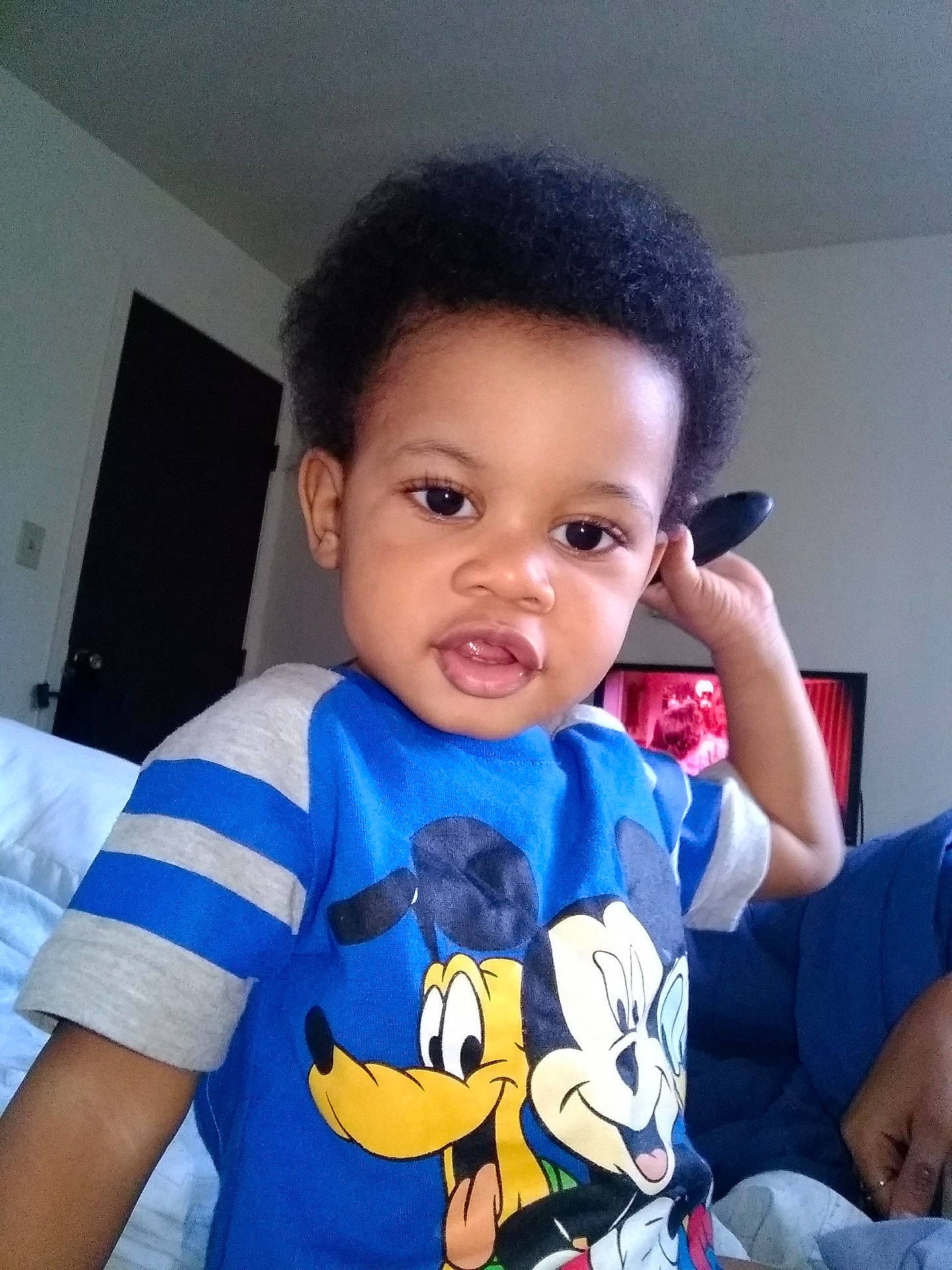 Aiden Amir is registered to the contest to win money with this photo: black_hair, blue, boy, cheek, child, cool, day, eye, eyebrow, face, forehead, hair, hairstyle, head, human, nose, person, product, skin, smile
