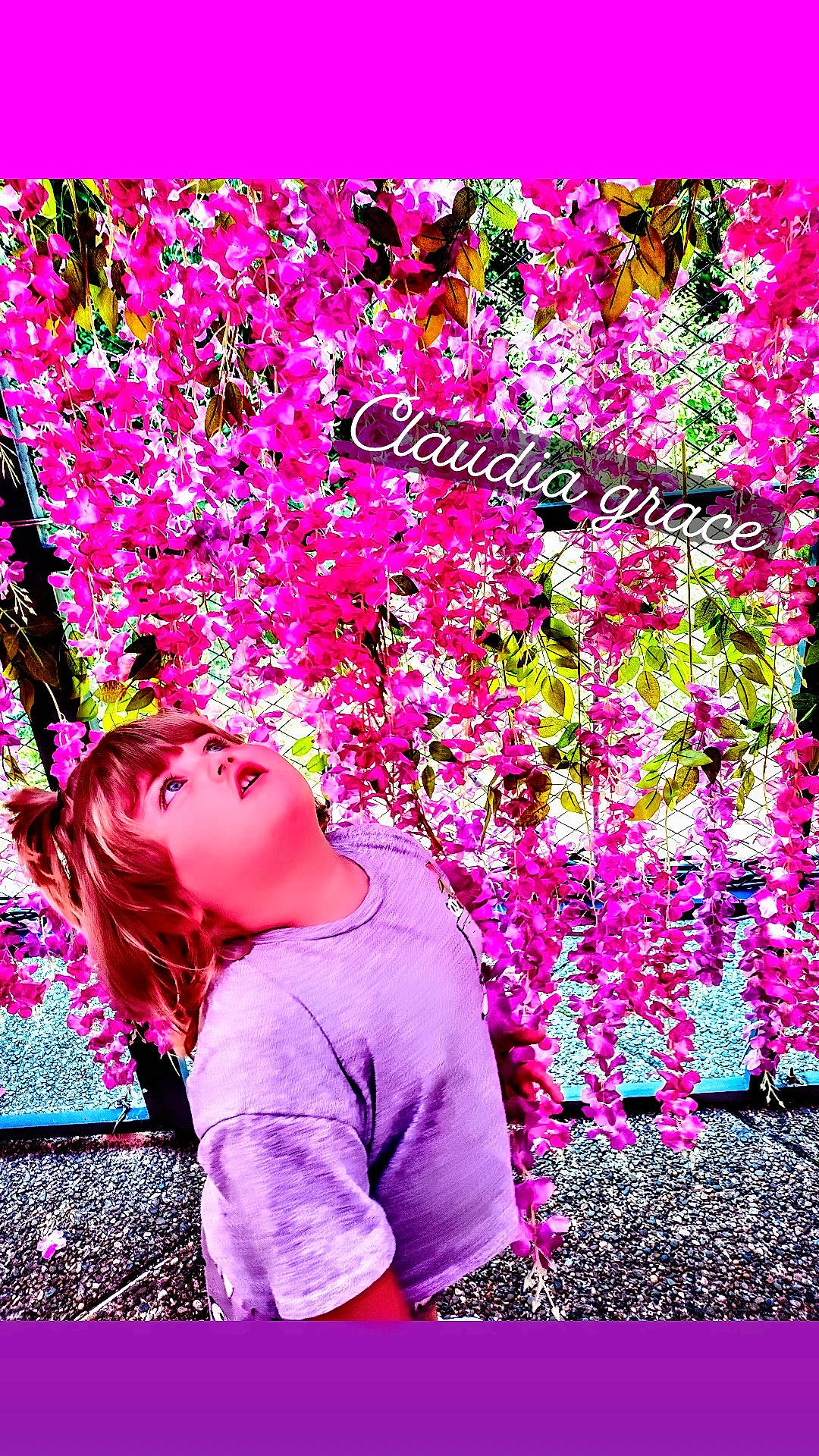 Claudia Grace joined the competition — help win amazing prizes! art, electric_blue, flash_photography, flower, flowering_plant, grass, green, happy, magenta, pattern, people_in_nature, person, petal, pink, plant, purple, red, tints_and_shades, tree, violet
