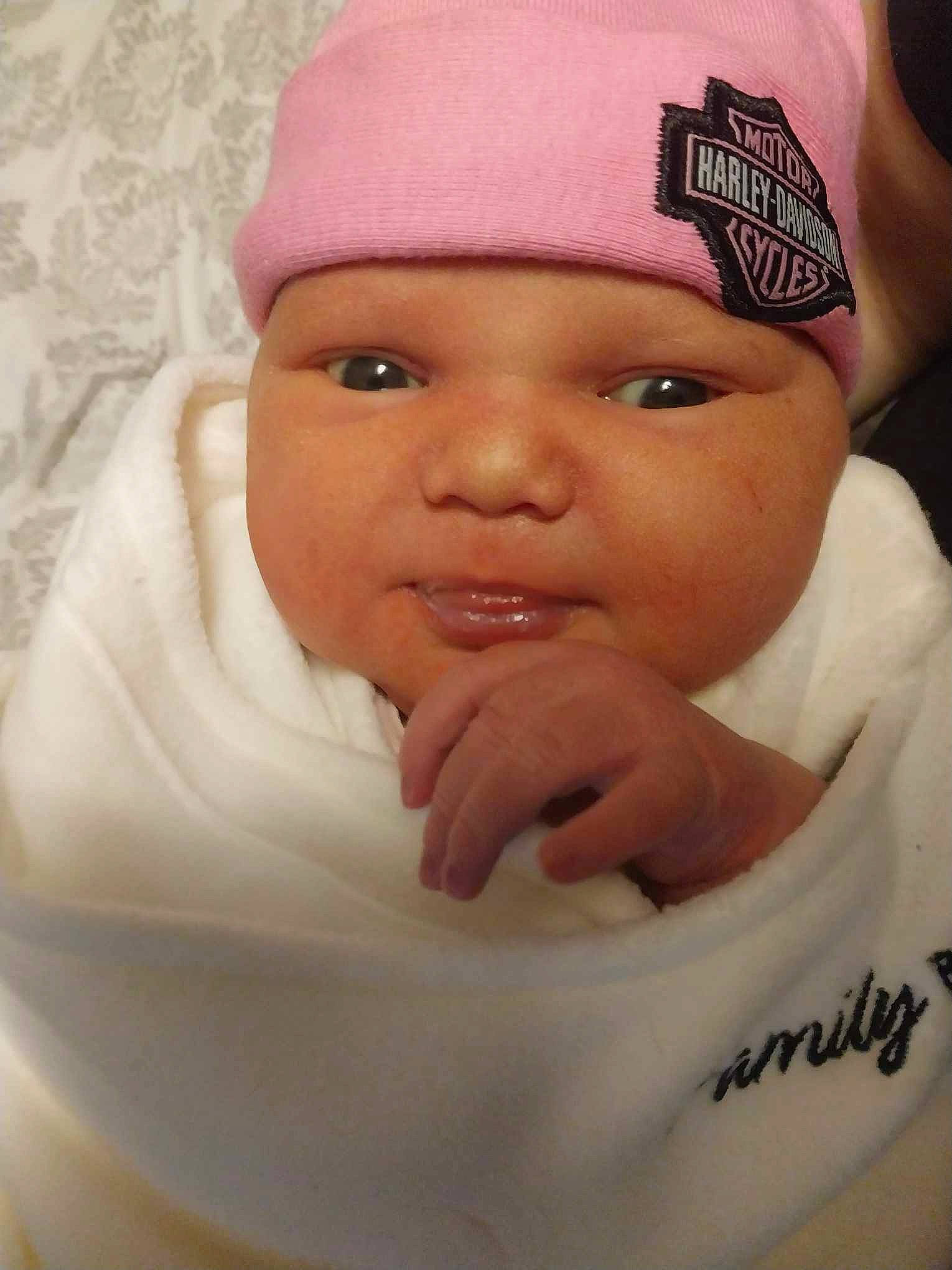 Leah joined the competition — help win amazing prizes! baby, baby_products, baby_sleeping, baby_toddler_clothing, cap, carmine, cheek, comfort, eyelash, gesture, happy, hat, headgear, headwear, knit_cap, lip, mouth, person, sleeve, smile