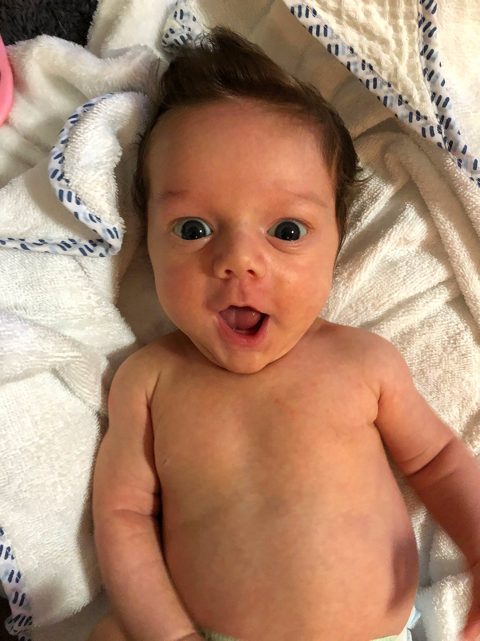 Ethan is registered to the contest to win money with this photo: baby, baby_making_funny_faces, cheek, child, chin, ear, eye, eyebrow, face, facial_expression, forehead, head, iris, lip, mouth, muscle, nose, person, skin, smile