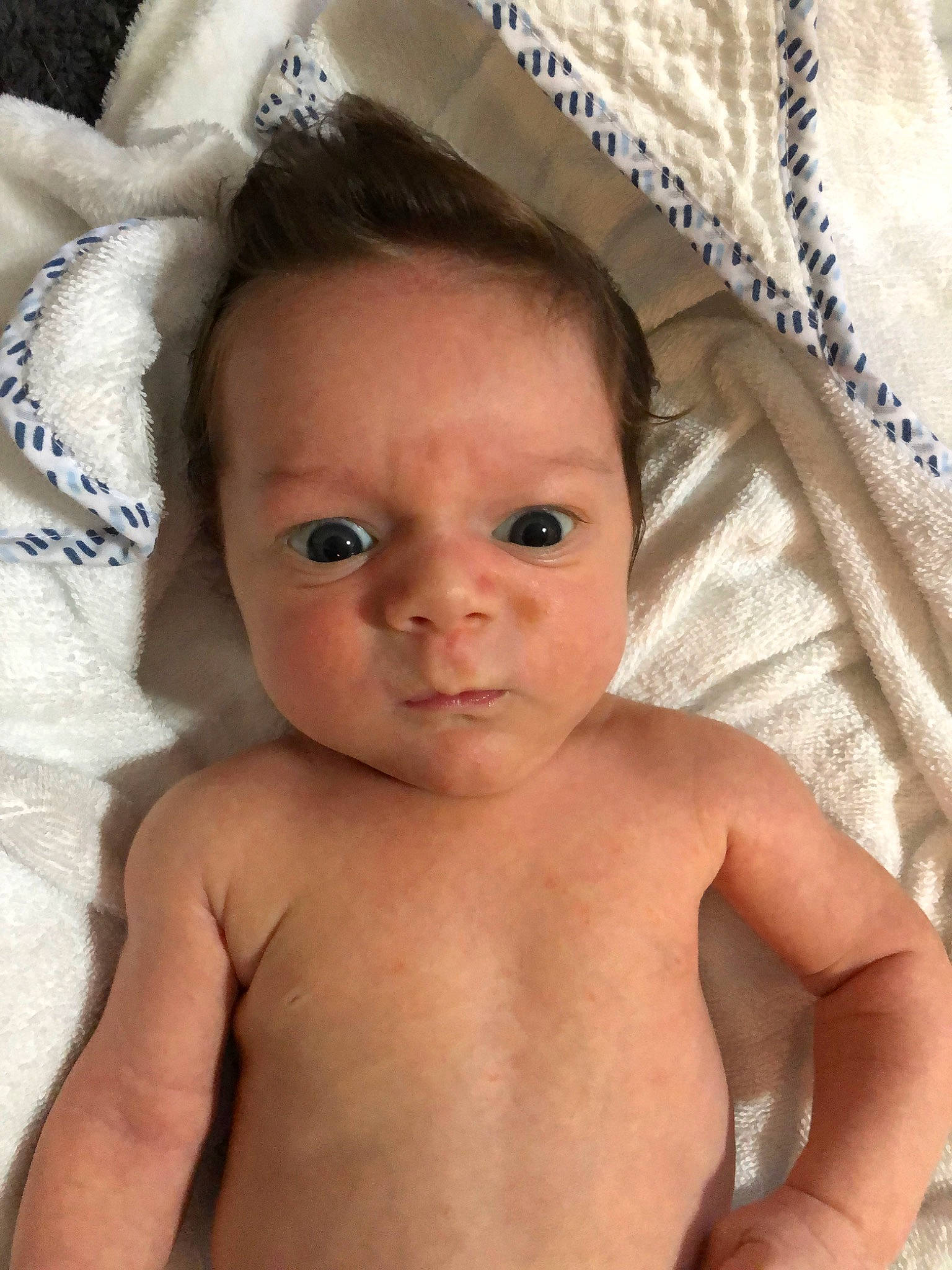 Ethan is registered to the contest to win money with this photo: baby, barechested, cheek, chest, child, chin, eye, eyebrow, face, forehead, head, iris, lip, mouth, muscle, neck, nose, person, skin, toddler