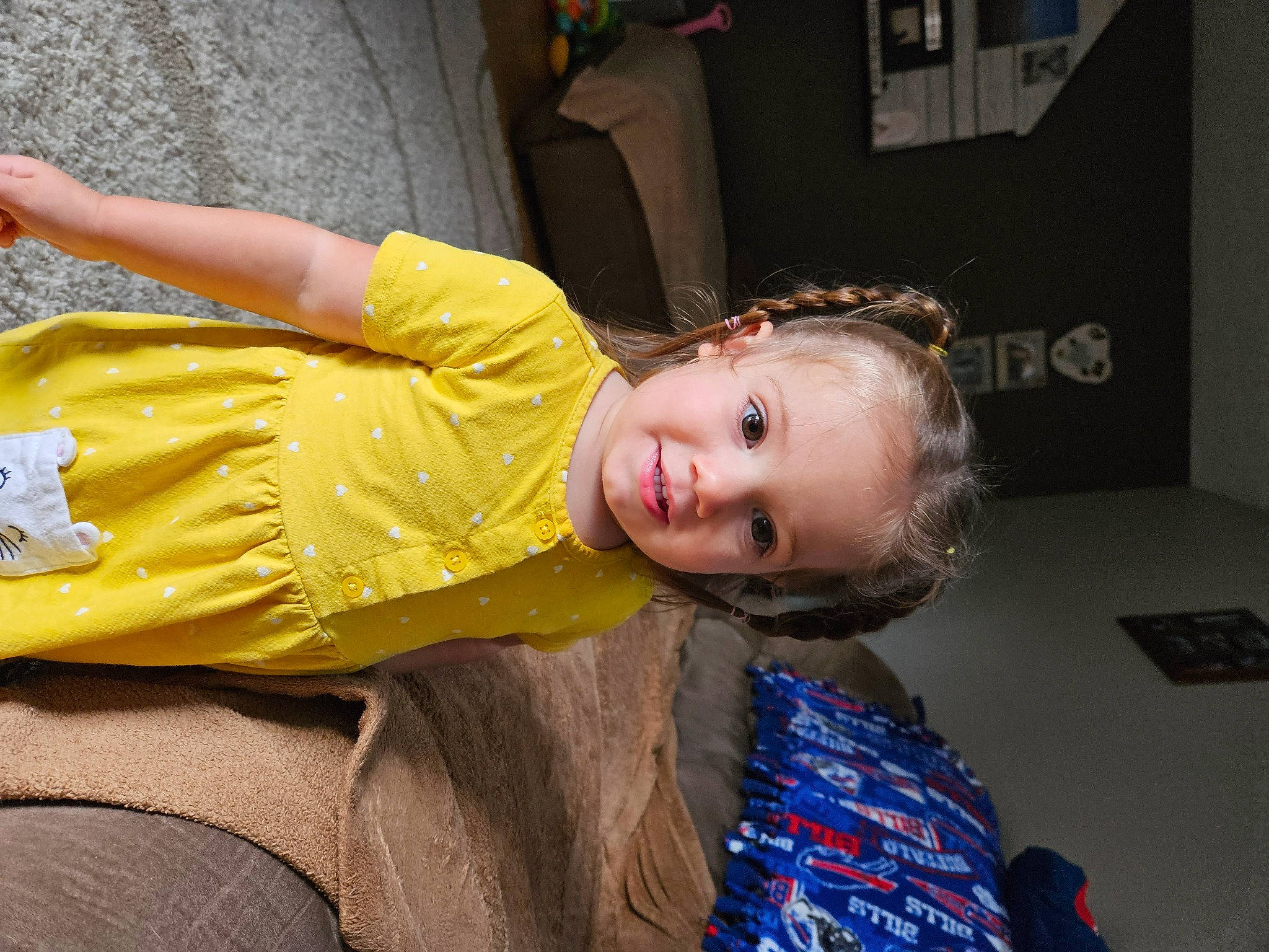 Dakota joined the competition — help win amazing prizes! child, costume, electric_blue, event, fashion_design, fun, happy, person, smile, toddler