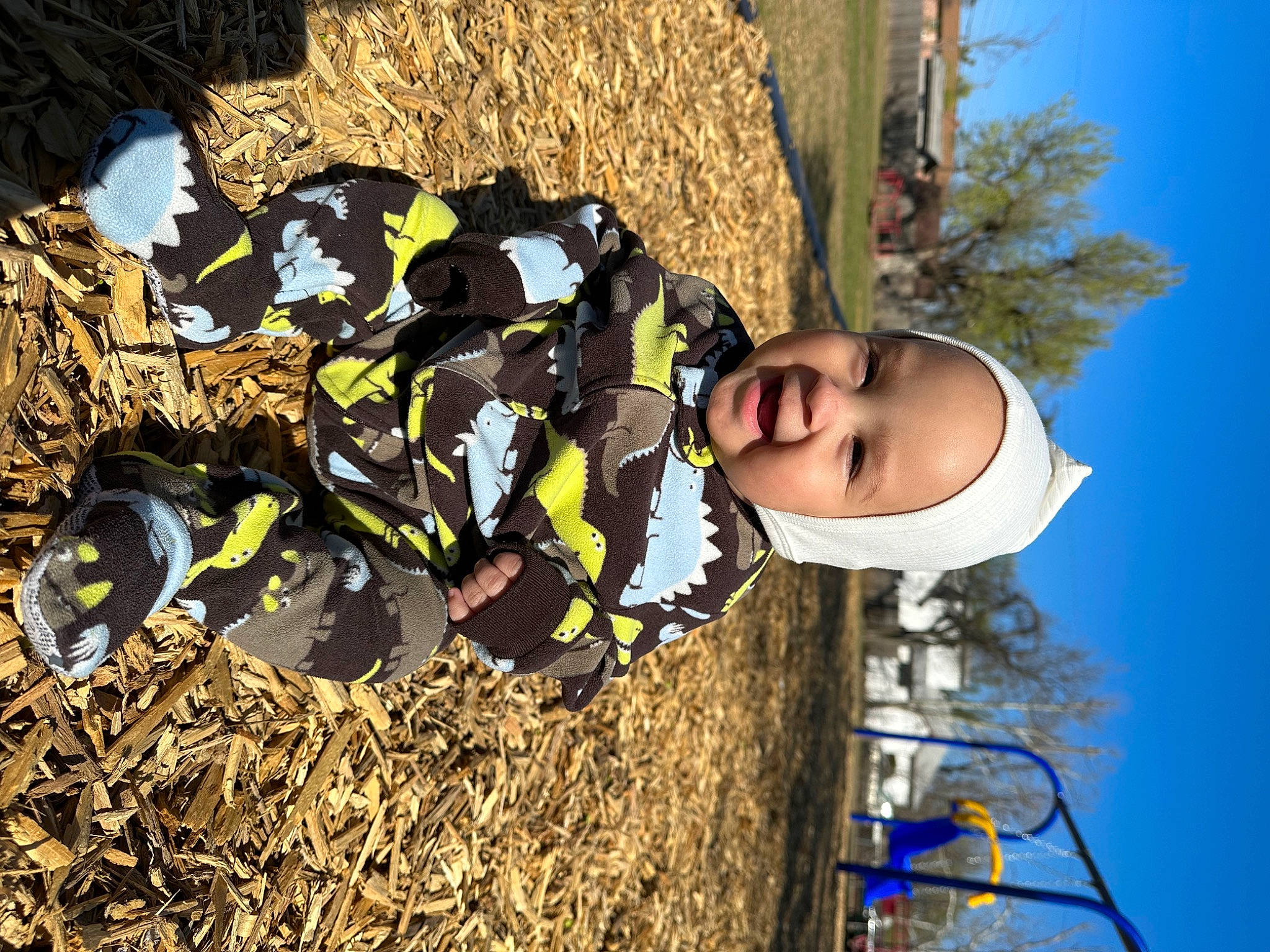 Cassius joined the competition — help win amazing prizes! child, fun, grass, happy, headwear, leaf, leisure, pattern, people_in_nature, person, personal_protective_equipment, recreation, sky, smile, soil, toddler, tree, winter, wood, woody_plant