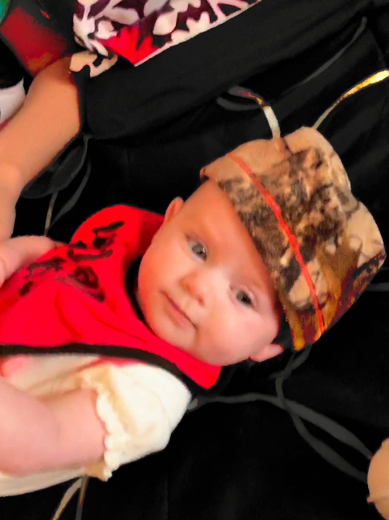 Kaelyn joined the competition — help win amazing prizes! baby, cheek, child, fashion_accessory, headgear, person, product, toddler