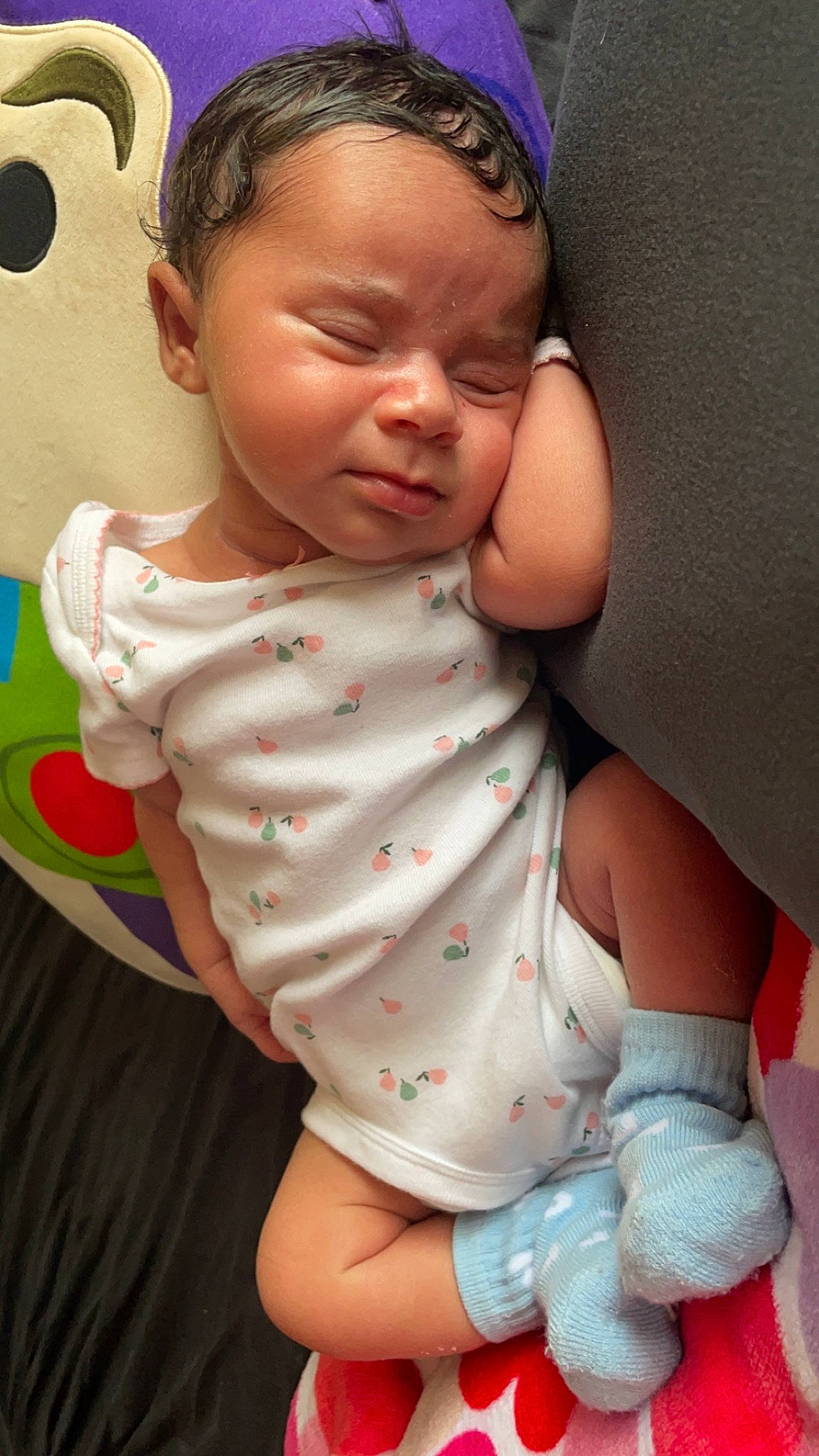 Nyla joined the competition — help win amazing prizes! abdomen, baby, baby_toddler_clothing, cheek, chin, dress, face, facial_expression, finger, gesture, happy, lip, mouth, neck, nose, person, pink, skin, thigh, toddler