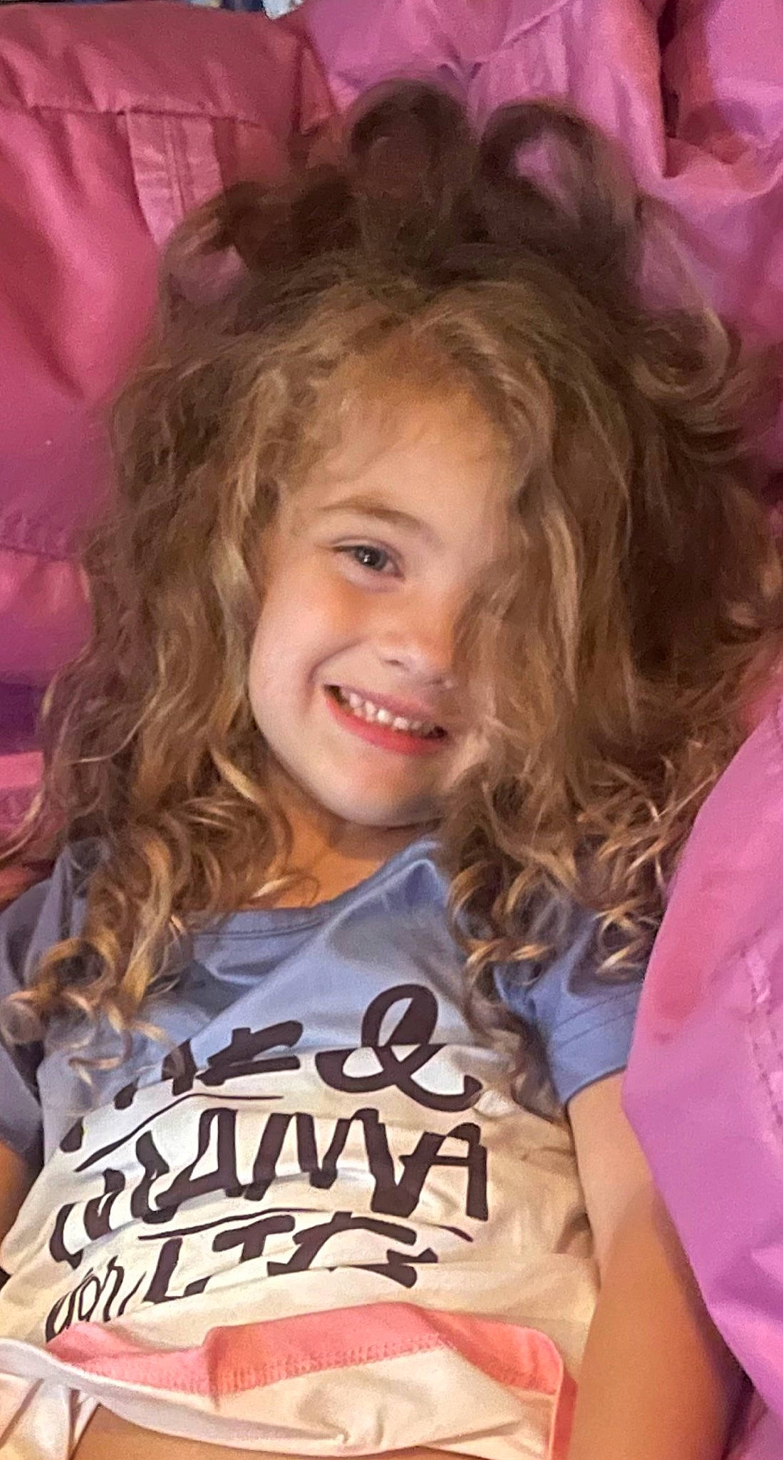 Jolee joined the competition — help win amazing prizes! cheek, chin, eye, eyebrow, face, facial_expression, fashion, hair, hairstyle, happy, head, human, joy, lip, mouth, nose, organ, person, purple, skin