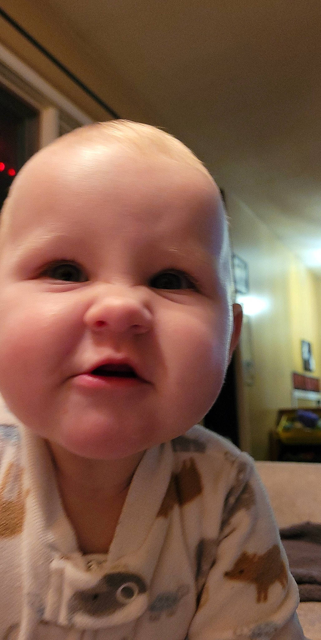 Novalee joined the competition — help win amazing prizes! baby, baby_toddler_clothing, cheek, chin, ear, eyelash, forehead, gesture, happy, human_body, iris, jaw, lip, mouth, neck, nose, person, skin, smile, thumb