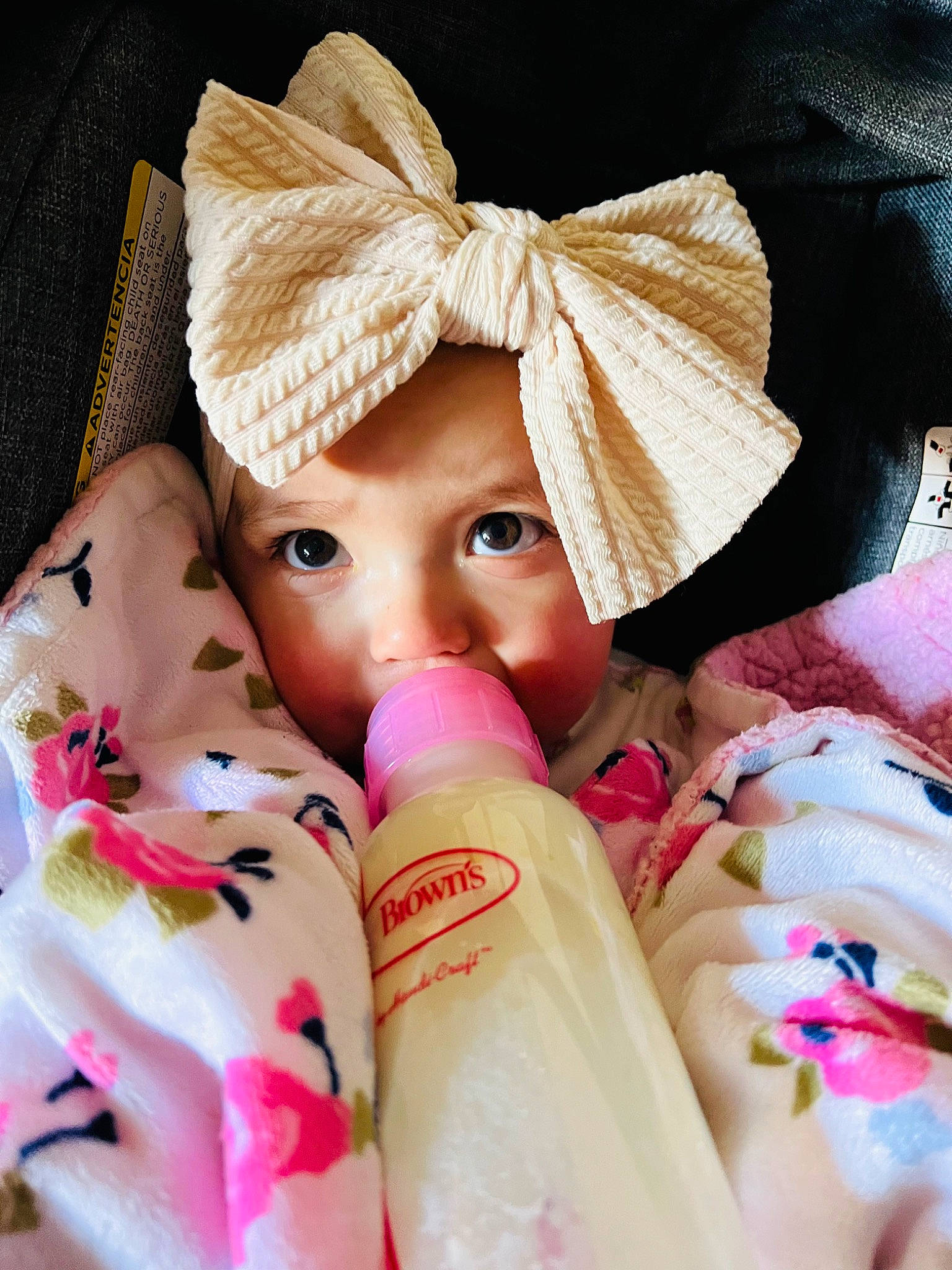 Bethany joined the competition — help win amazing prizes! baby_sleeping, cap, cheek, child, comfort, eyebrow, eyelash, fashion_accessory, head, human_leg, knit_cap, linens, lip, nail, pattern, peach, person, pink, skin, textile