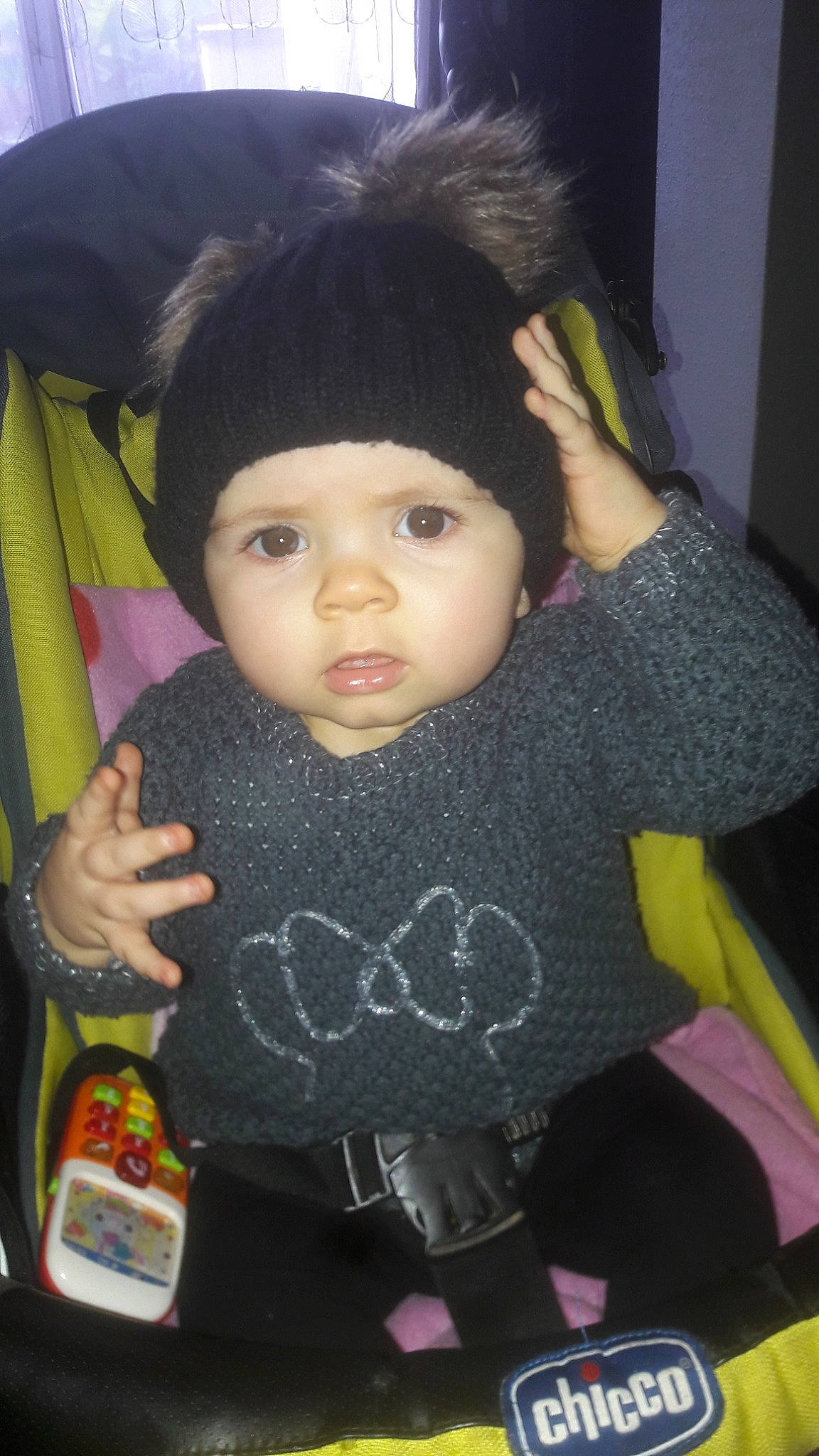 Rachel participe au concours pour gagner de l'argent avec cette photo : black_hair, child, cool, doll, fun, girl, hair, hairstyle, head, headwear, infant, person, product, skin, textile, toddler, toy