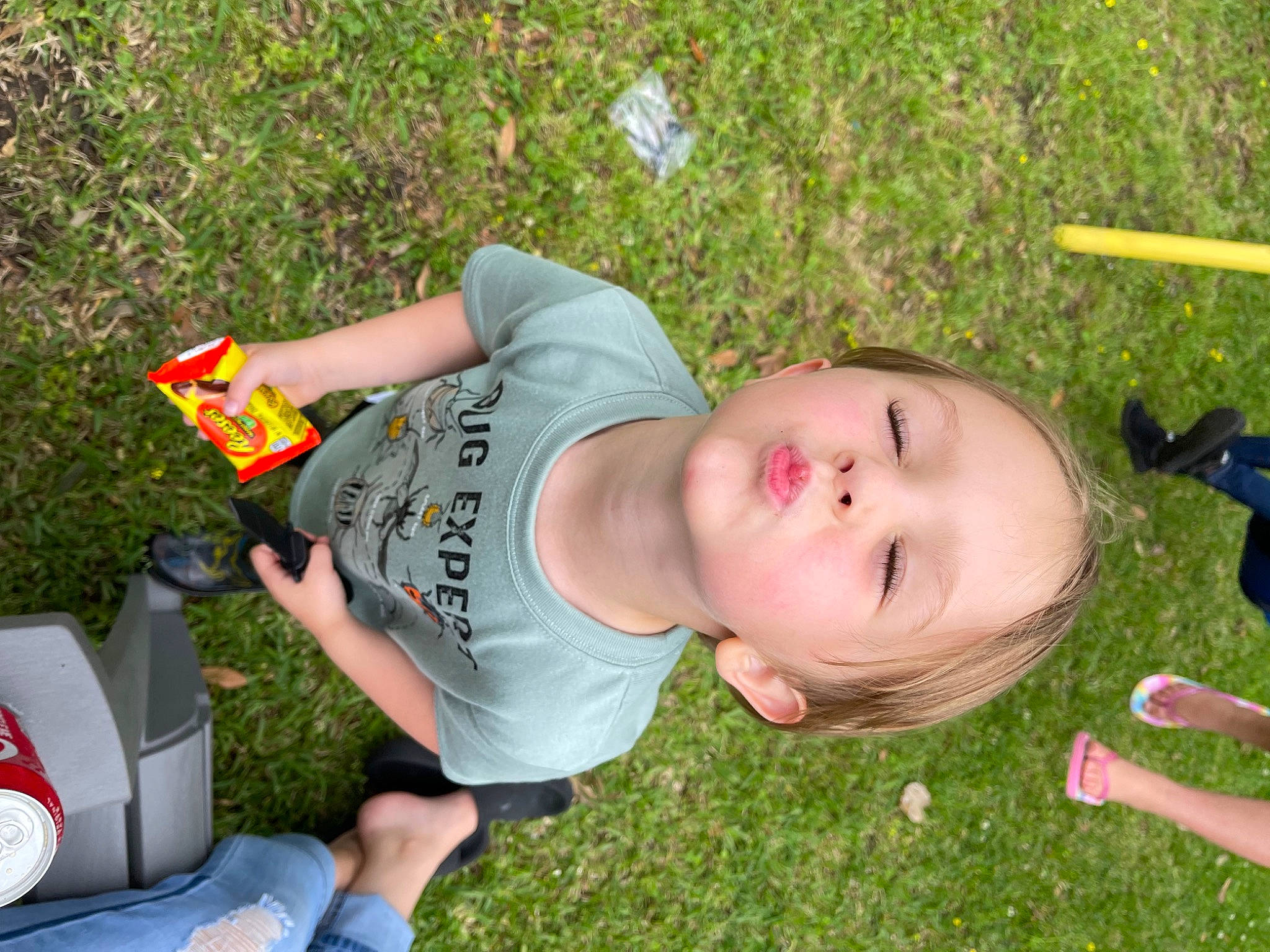 Dregan joined the competition — help win amazing prizes! baby, backyard, chest, child, fun, grass, grass_family, happy, human_leg, leisure, people_in_nature, person, picnic, plant, play, recreation, sitting, toddler, tree, vacation