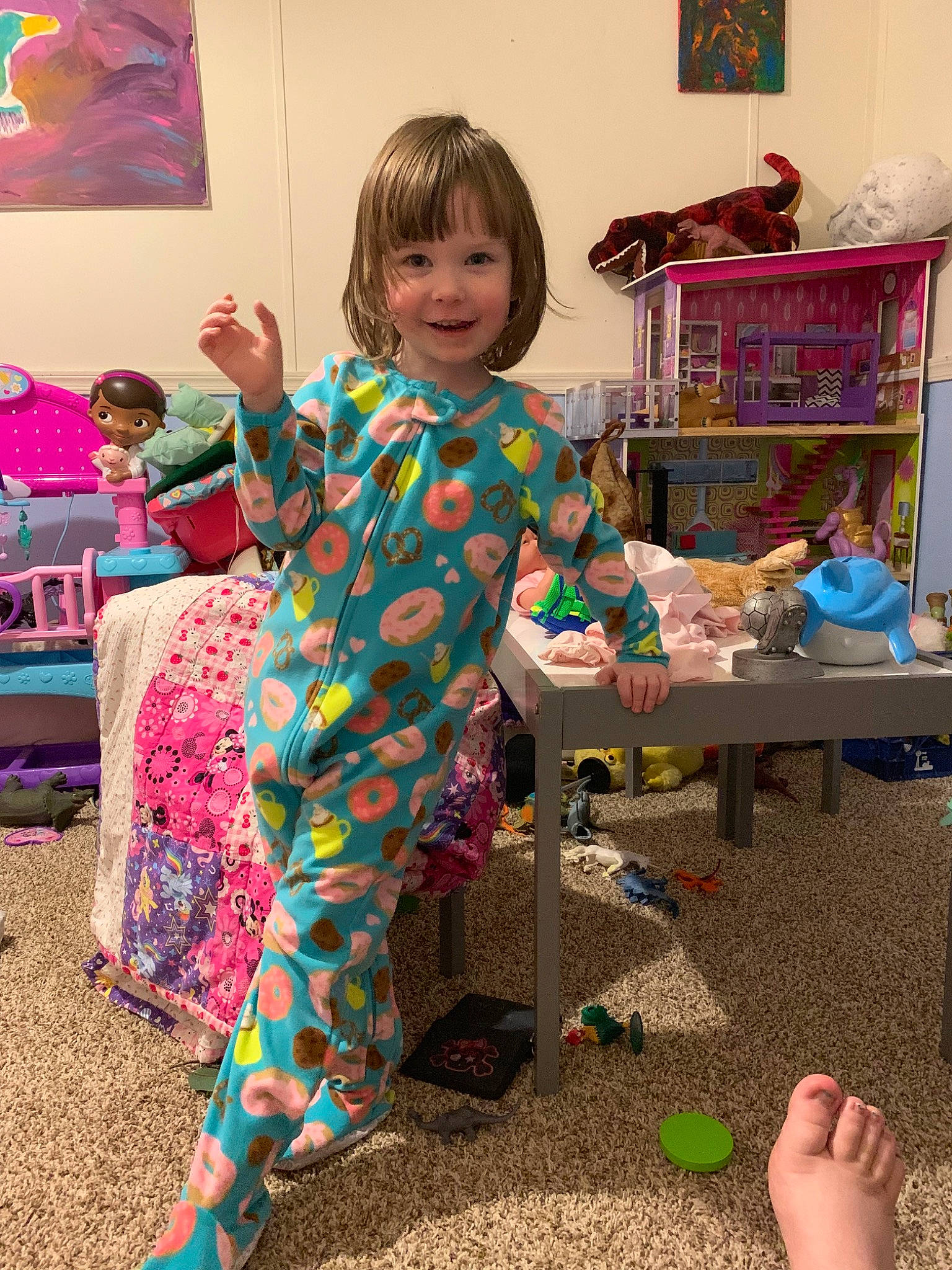 Hermione joined the competition — help win amazing prizes! child, dress, joy, pajamas, party, person, play, room, toddler