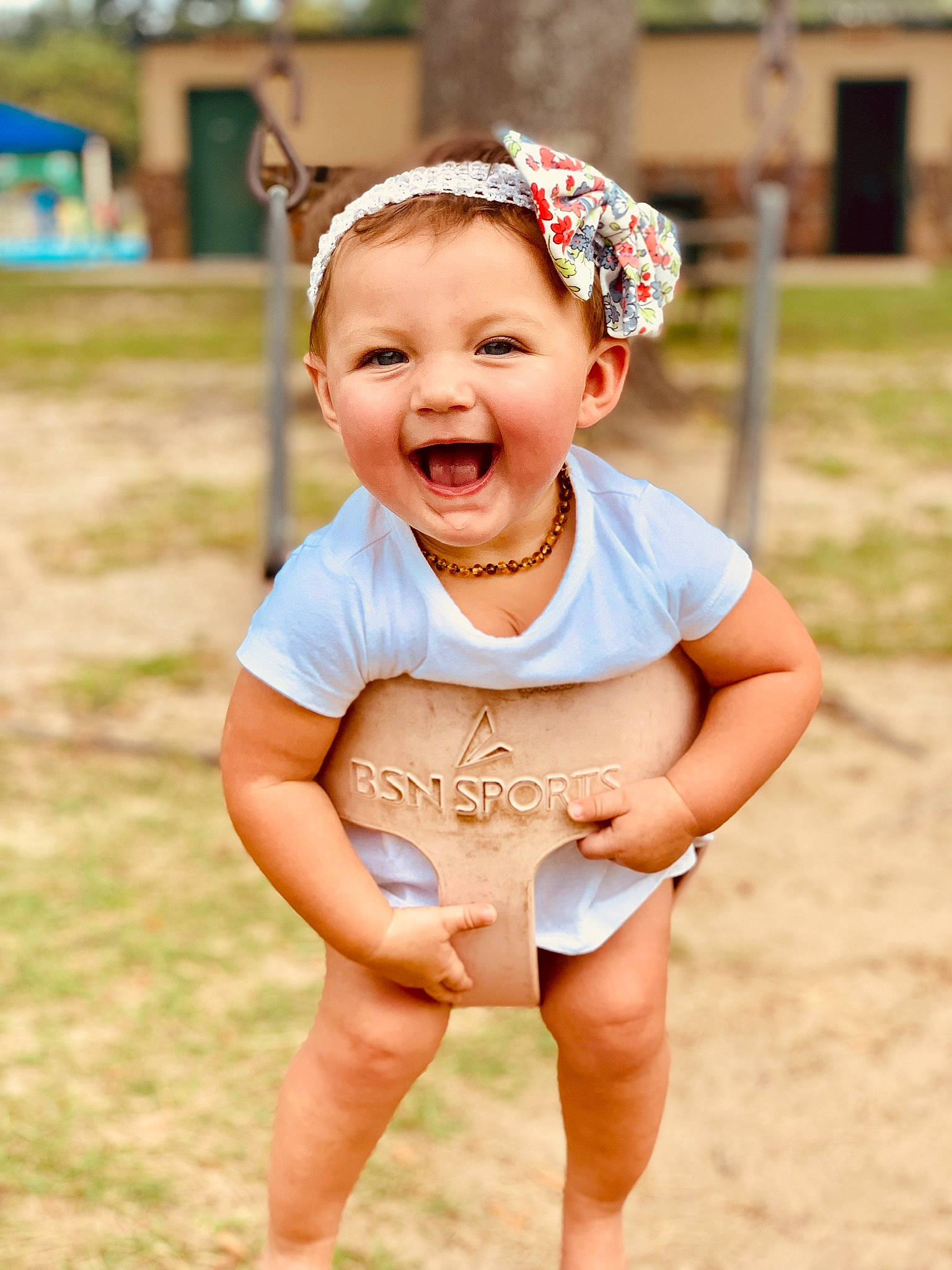 Coralee joined the competition — help win amazing prizes! baby, baby_toddler_clothing, child, child_model, facial_expression, fun, hair_accessory, happy, head, headband, headgear, joy, people, person, photograph, pink, play, skin, smile, summer