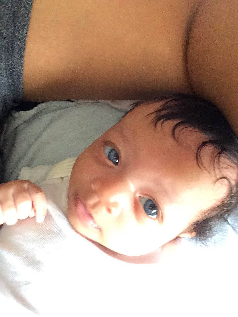 Raina joined the competition — help win amazing prizes! baby, cheek, child, chin, close_up, ear, eye, eyebrow, face, forehead, head, lip, mouth, neck, nose, person, selfie, skin, toddler