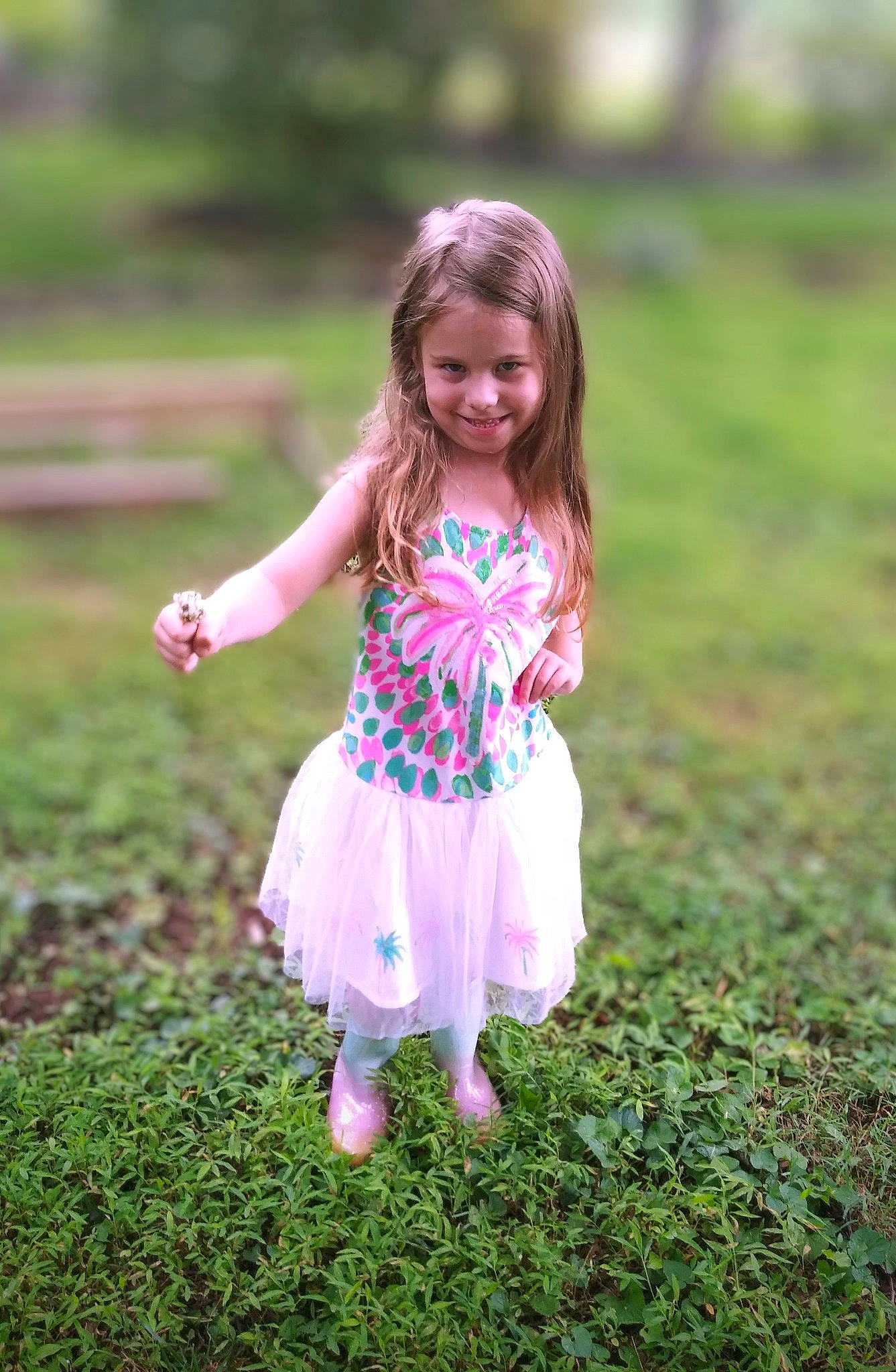 Kinzleigh joined the competition — help win amazing prizes! child, fun, grass, grass_family, grassland, happy, human_body, joy, lawn, magenta, meadow, natural_environment, pattern, people_in_nature, person, pink, plant, prairie, smile, sunlight