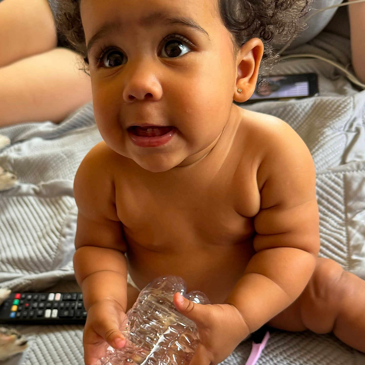 Kehlani joined the competition — help win amazing prizes! architecture, baby, beverage, bodypart, bottle, building, couch, face, finger, furniture, hand, happy, head, hospital, mineralwater, person, photography, portrait, smile, waterbottle