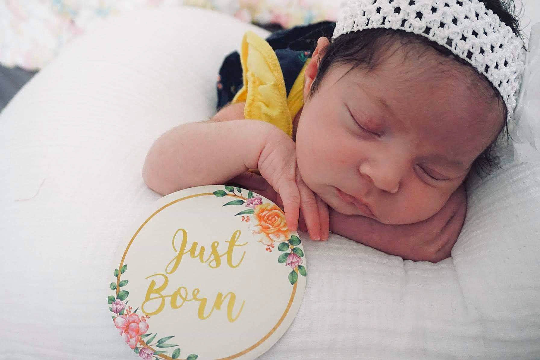 Elia joined the competition — help win amazing prizes! baby, baby_sleeping, bedtime, birth, cheek, child, fashion_accessory, hair_accessory, headband, headgear, headpiece, nap, person, photograph, photography, room, skin, sleep, sweetness, toddler