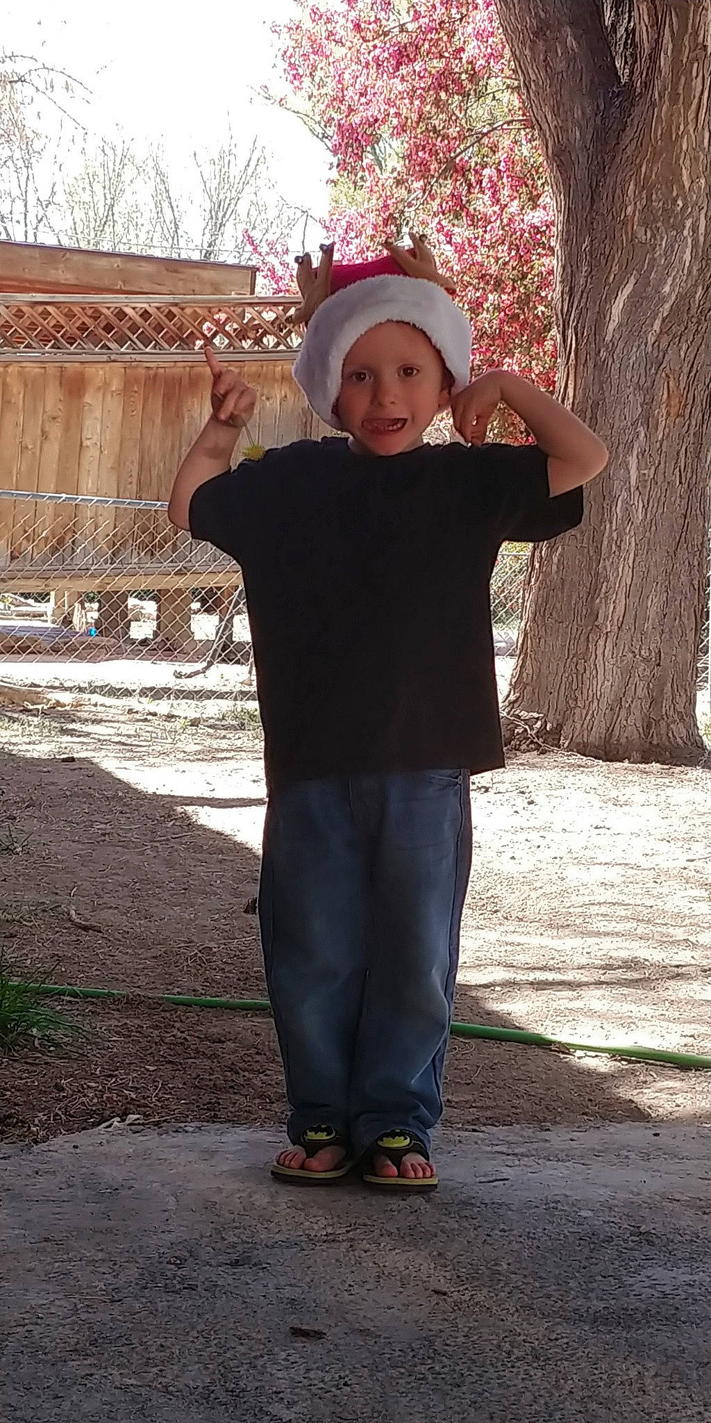 Matthew joined the competition — help win amazing prizes! child, headwear, jeans, person, standing