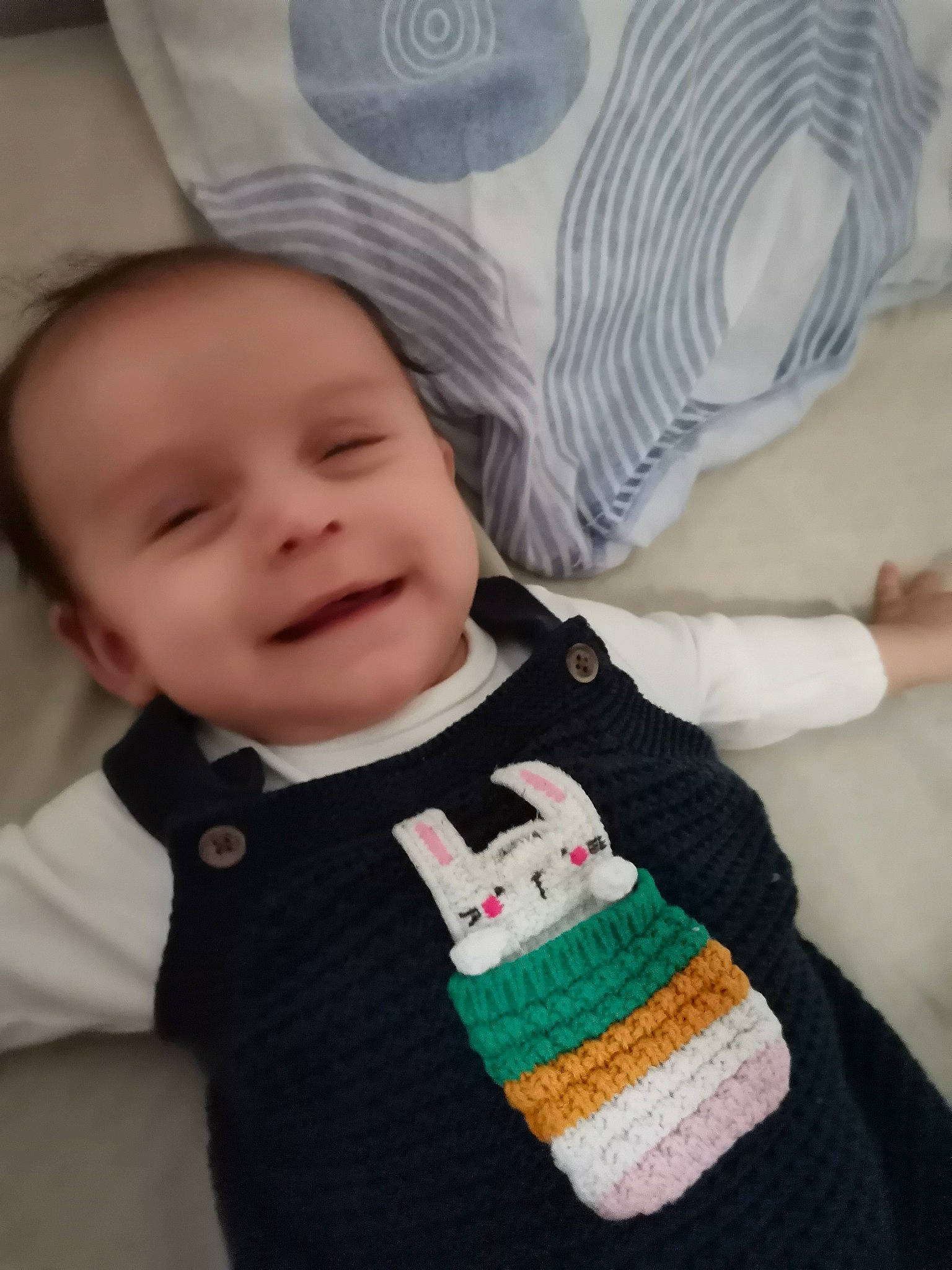 Kyra-preet is registered to the contest to win money with this photo: baby, baby_products, baby_toddler_clothing, cheek, child, crochet, finger, hand, head, joy, knitting, neck, outerwear, person, play, product, skin, sleeve, t_shirt, textile