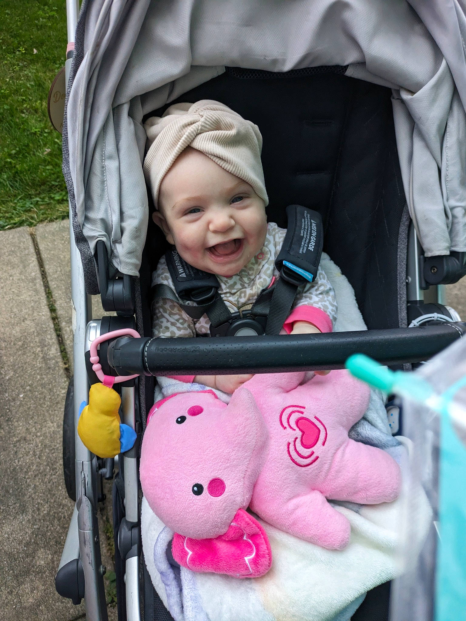 Arya joined the competition — help win amazing prizes! baby, baby_carriage, baby_products, baby_safety, baby_toddler_clothing, bag, carmine, child, comfort, eye, happy, headwear, joy, person, photograph, product, sitting, smile, snapshot, toddler