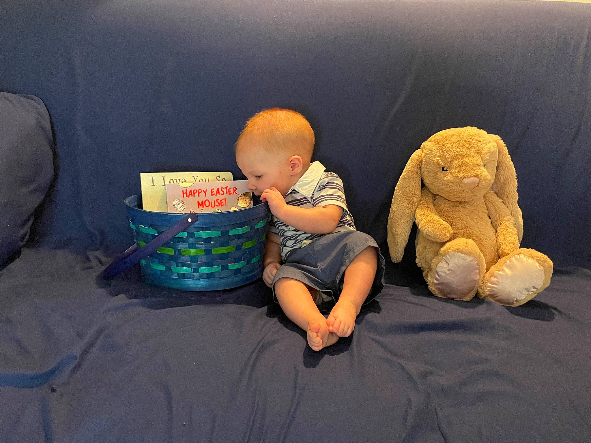 William is registered to the contest to win money with this photo: baby, comfort, couch, finger, flooring, foot, fun, happy, human_body, human_leg, lap, person, pillow, room, sitting, stuffed_toy, teddy_bear, thigh, throw_pillow, toddler