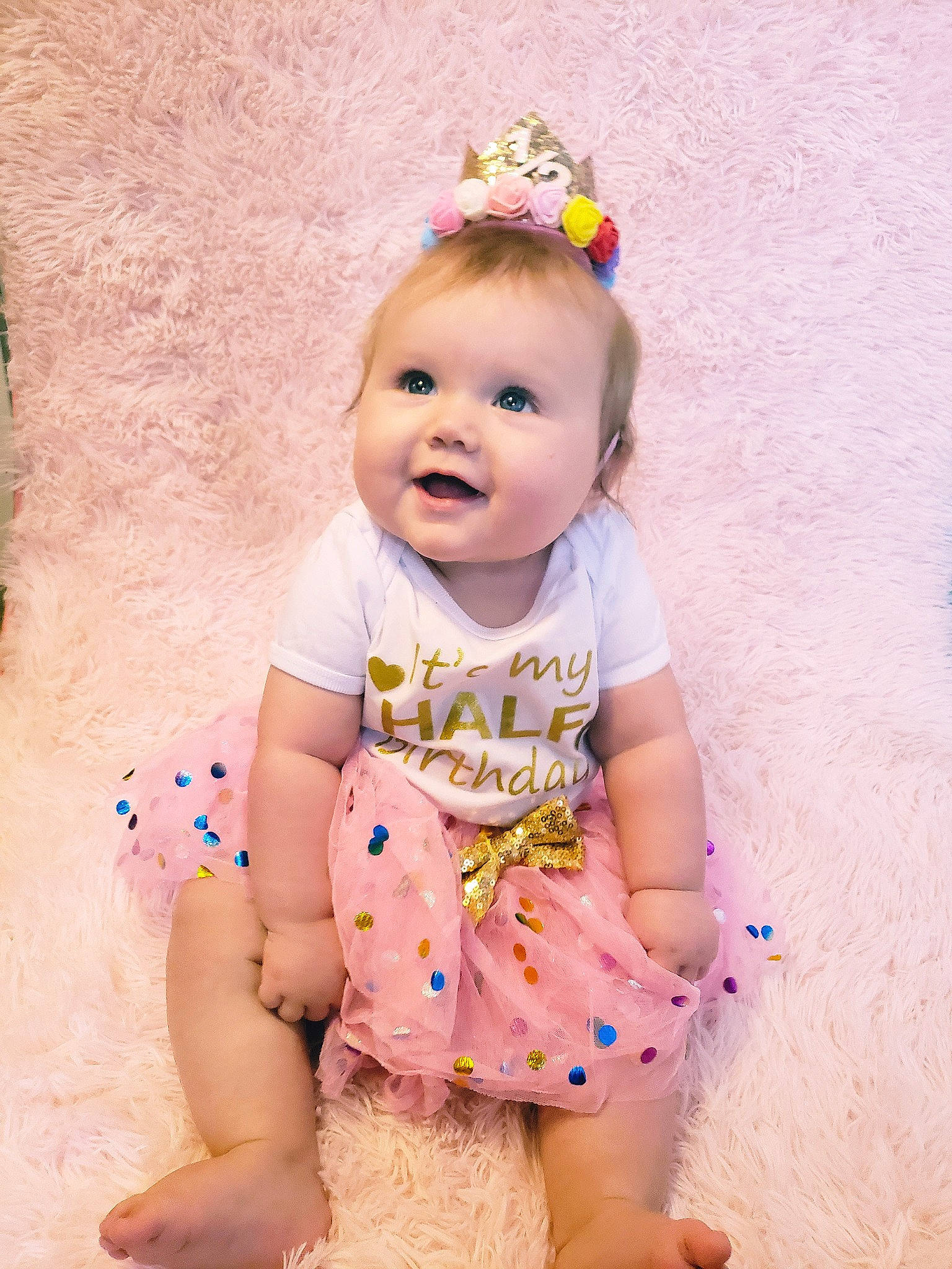 Briar is registered to the contest to win money with this photo: baby, baby_bloomers, baby_products, baby_toddler_clothing, child, clothing, fashion_accessory, hair_accessory, headband, person, pink, toddler