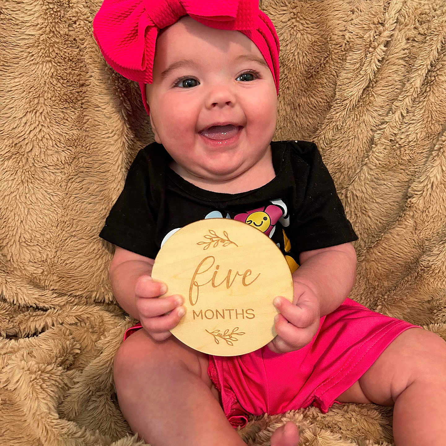 Maisy joined the competition — help win amazing prizes! baby, ball, cap, clothing, couch, dress, face, furniture, happy, hat, head, homedecor, person, photography, portrait, rugby, rugbyball, smile, sport, t_shirt