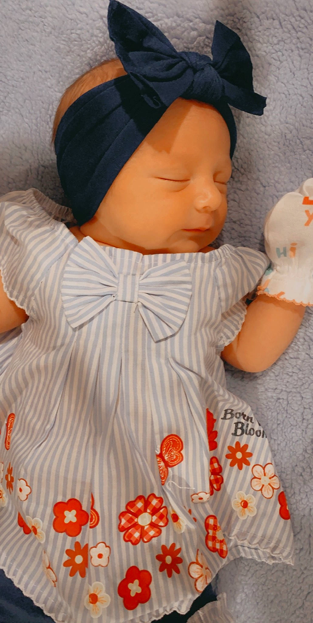 Araceli joined the competition — help win amazing prizes! baby, baby_toddler_clothing, cheek, child, headgear, orange, peach, person, product, sleeve, textile, toddler