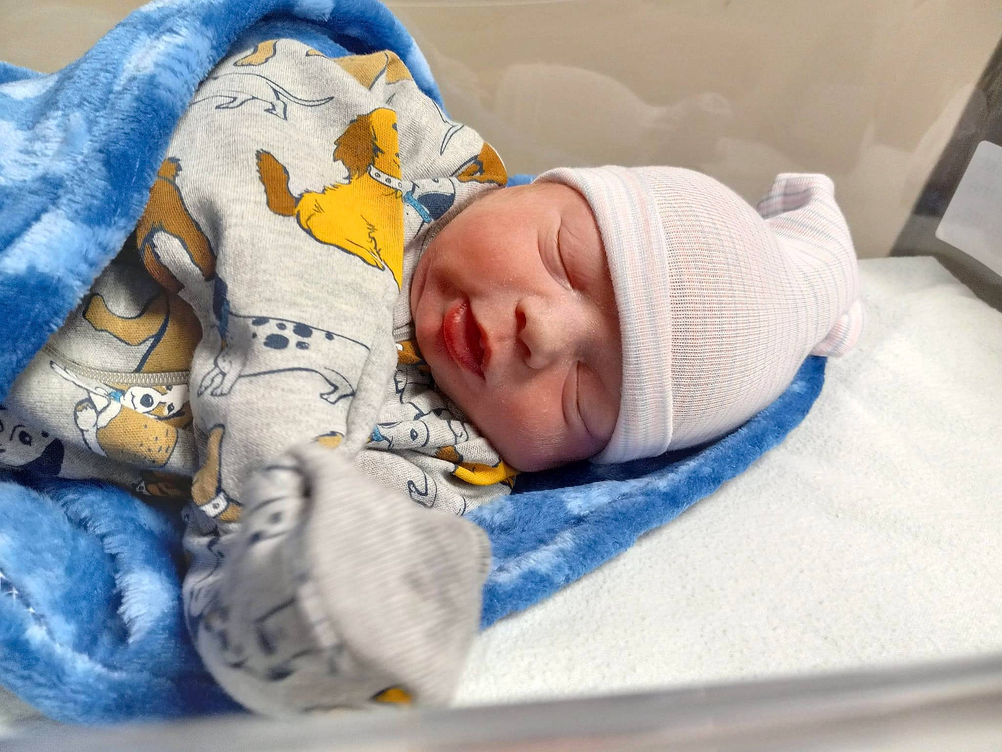 Alexander is registered to the contest to win money with this photo: baby, baby_products, baby_safety, baby_sleeping, baby_toddler_clothing, bedding, bedtime, blanket, child, childbirth, comfort, hat, headwear, linens, nap, person, room, sleep, toddler