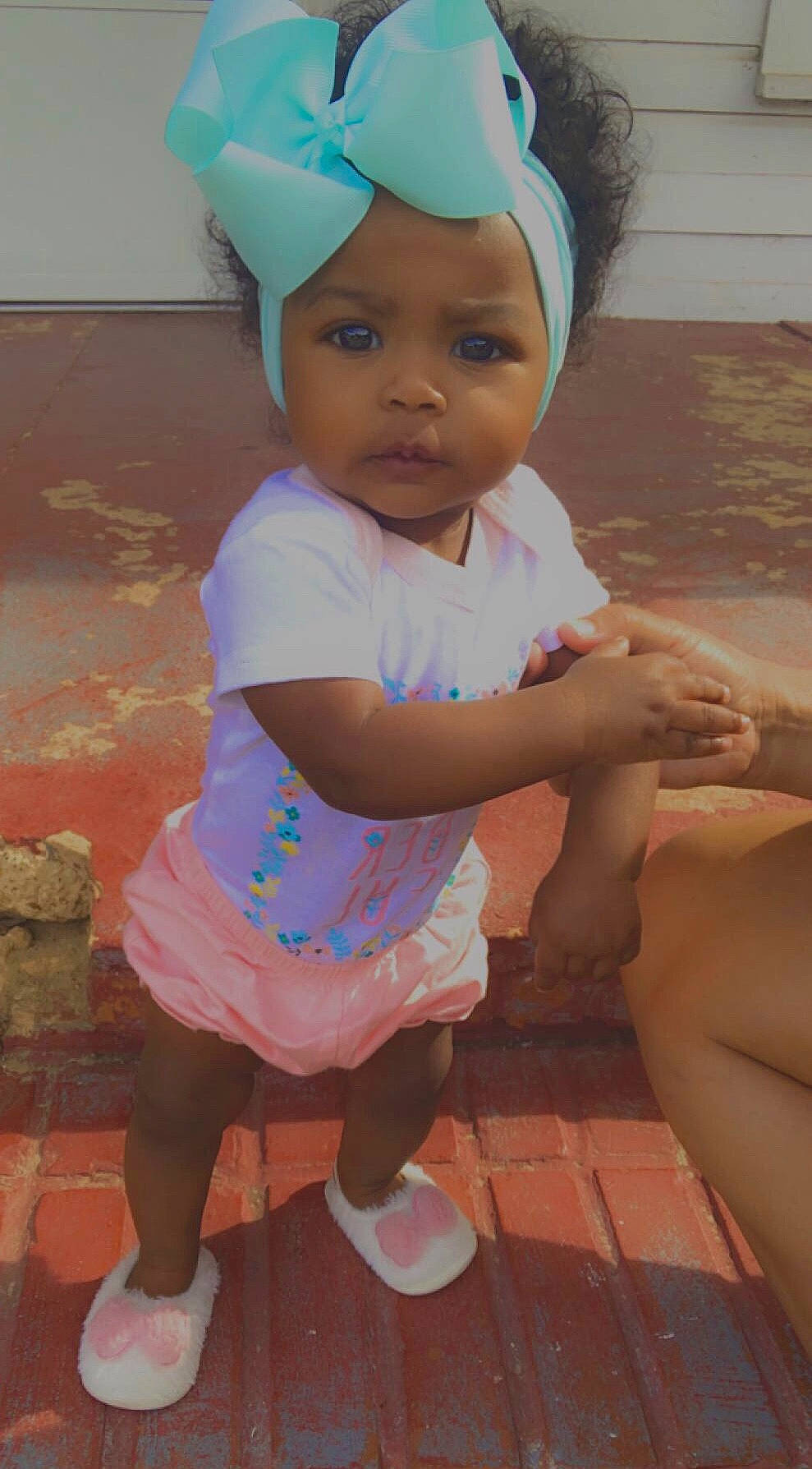 Katelyn joined the competition — help win amazing prizes! baby, baby_toddler_clothing, child, headgear, headwear, person, toddler