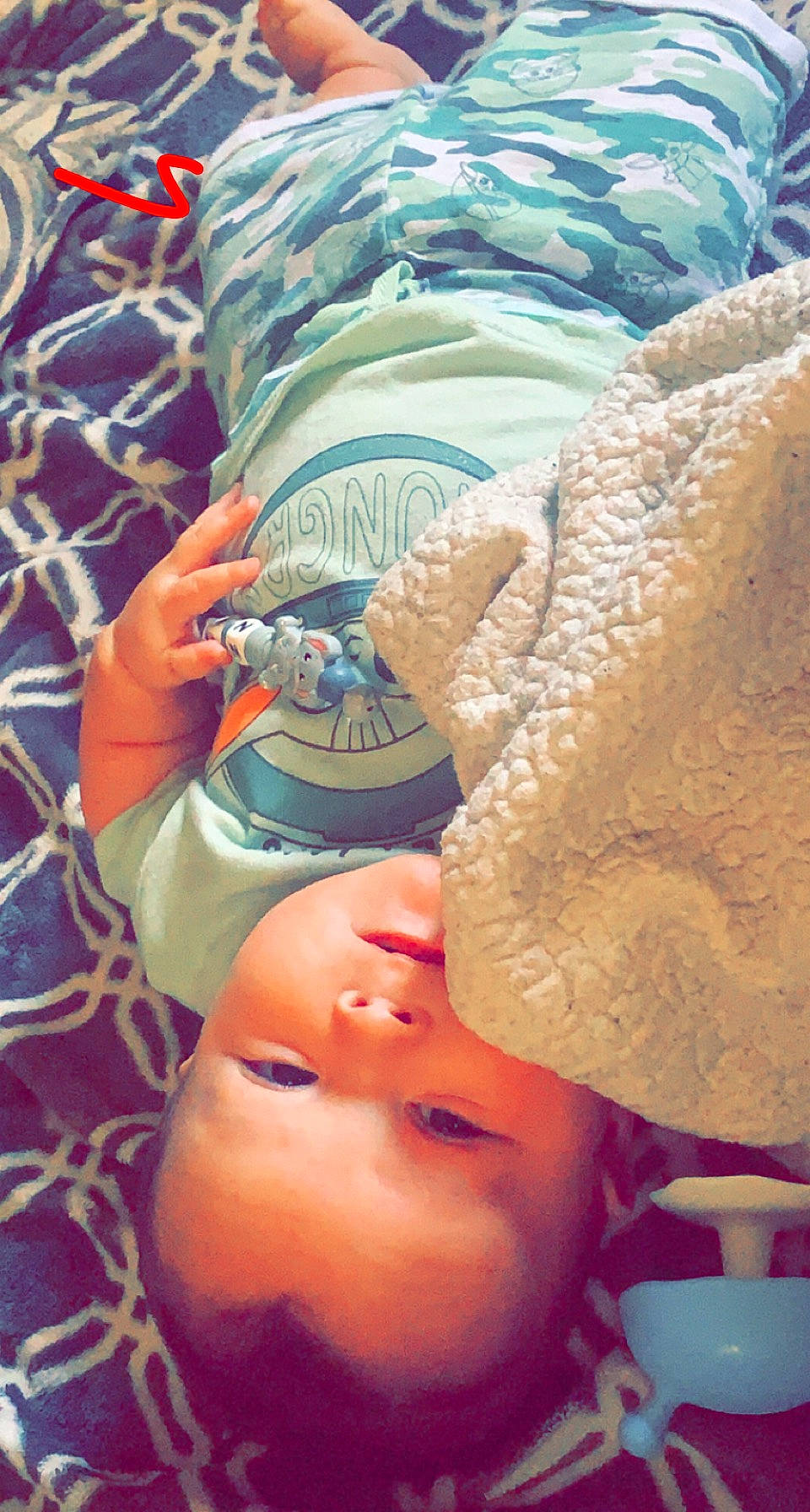 Davian joined the competition — help win amazing prizes! abdomen, baby, baby_products, baby_toddler_clothing, cap, child, fashion_accessory, grass, happy, hat, headgear, linens, pattern, person, photography, skin, sleep, sleeve, sun_hat, toddler