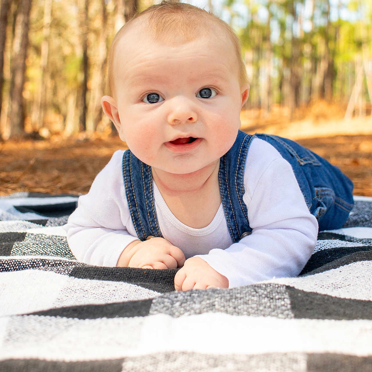 Killian joined the competition — help win amazing prizes! baby, babycrawling, blanket, bodypart, clothing, crawling, face, finger, hand, happy, head, jeans, pants, person, photography, plant, portrait, quilt, sitting, smile