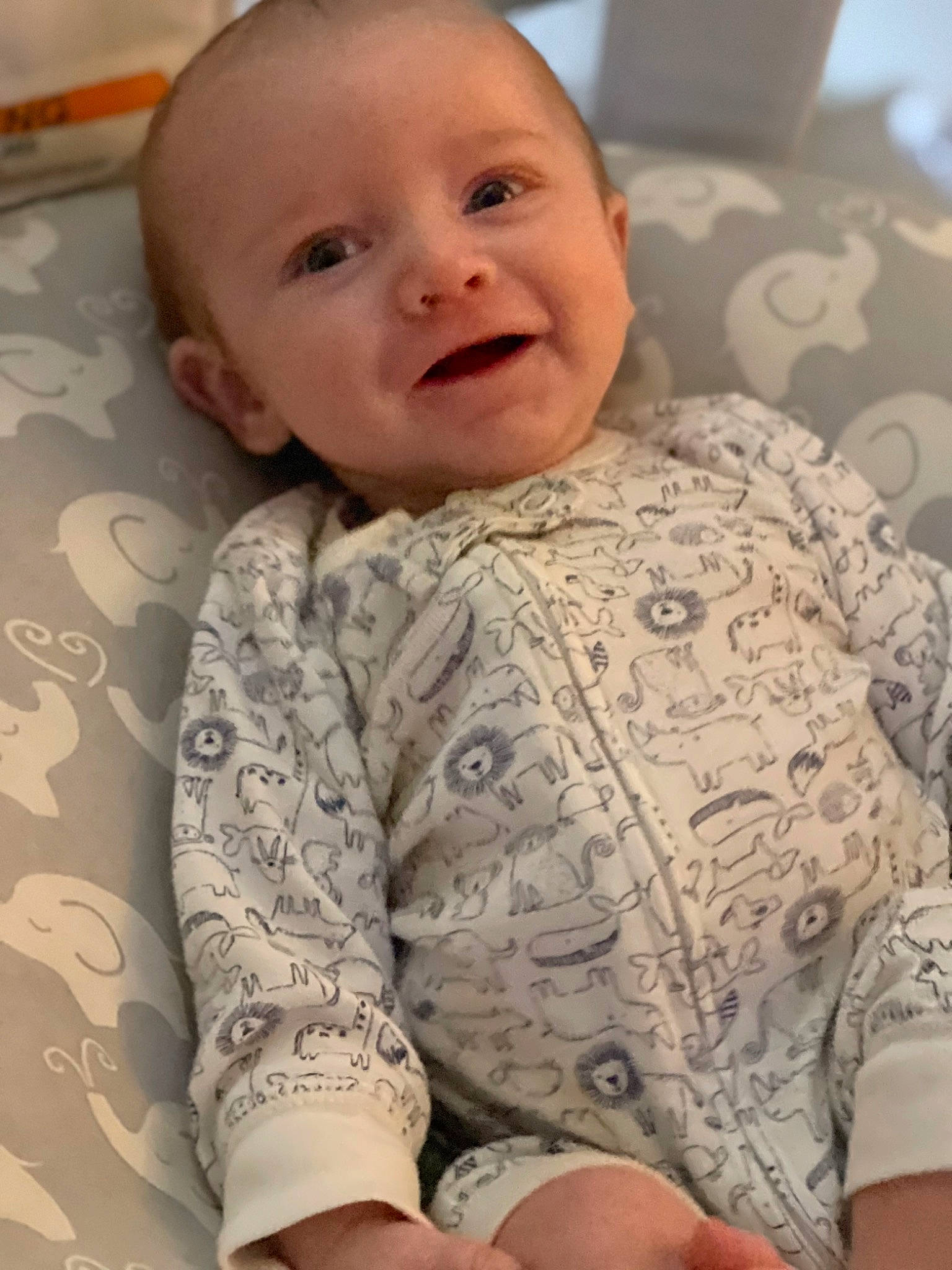 Colton joined the competition — help win amazing prizes! baby, baby_toddler_clothing, cheek, chin, comfort, eye, eyebrow, facial_expression, finger, head, human_body, iris, lip, mouth, neck, nose, person, skin, sleeve, smile