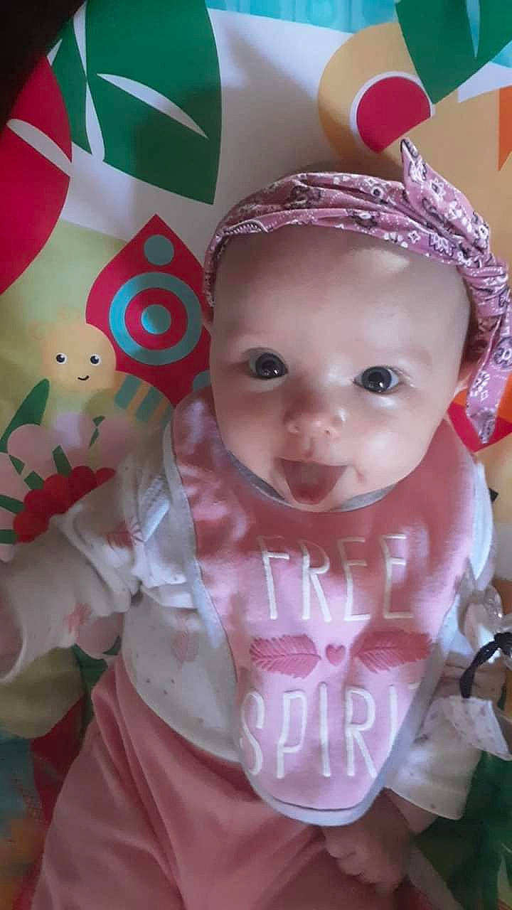 Shaelynn is registered to the contest to win money with this photo: baby, cheek, child, person, pink, toddler