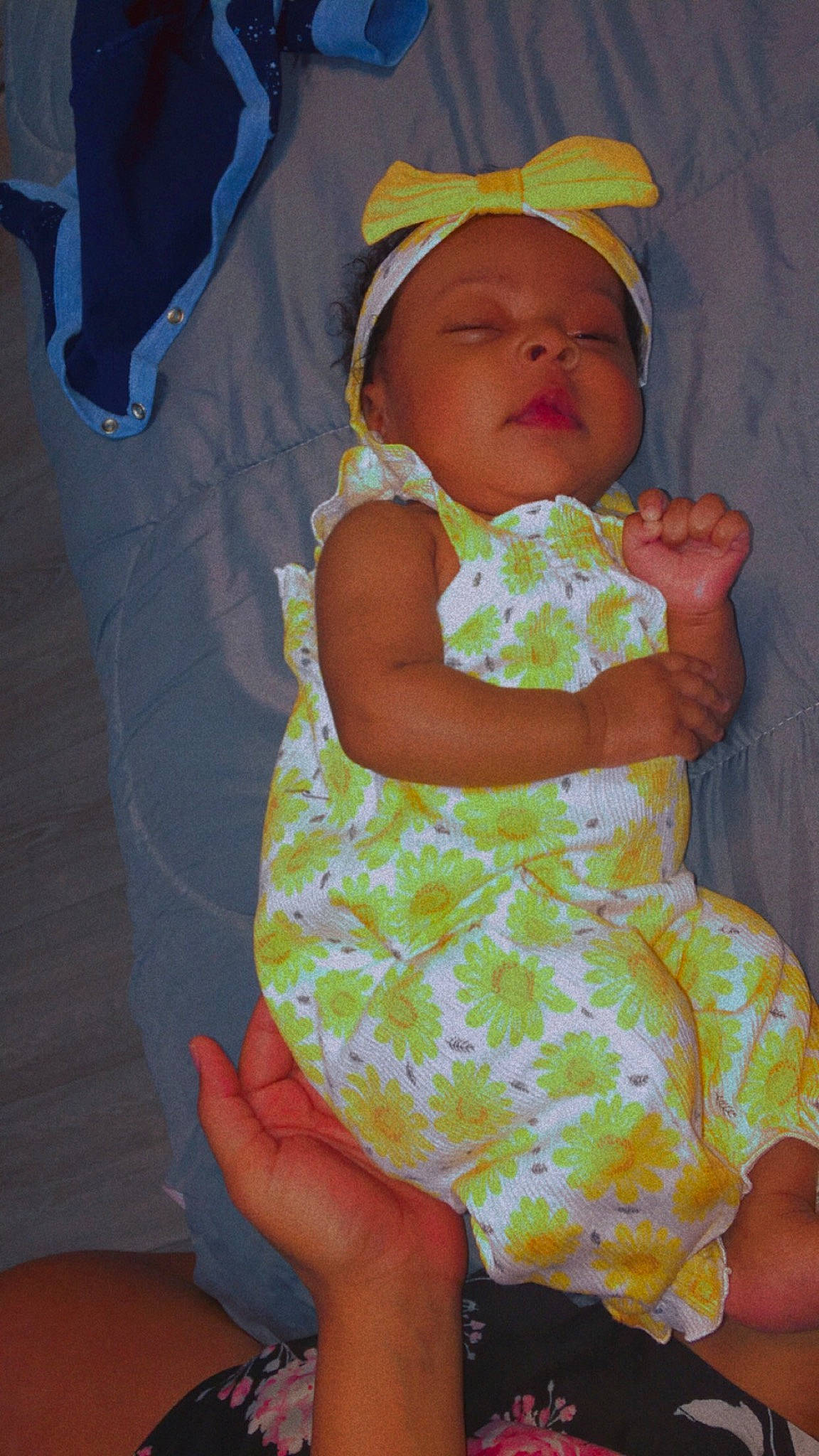 Diamond joined the competition — help win amazing prizes! baby, baby_toddler_clothing, cheek, child, comfort, day_dress, dress, eye, face, facial_expression, finger, gesture, head, headwear, luggage_and_bags, one_piece_garment, pattern, person, pink, skin