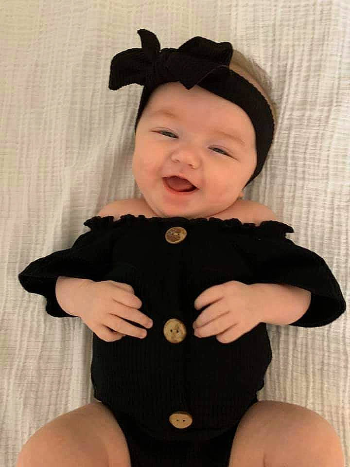 Briella Rose joined the competition — help win amazing prizes! arm, baby, baby_toddler_clothing, beanie, child, clothing, costume, costume_accessory, ear, fashion_accessory, finger, hand, hat, head, headband, headgear, headwear, human_body, organ, person