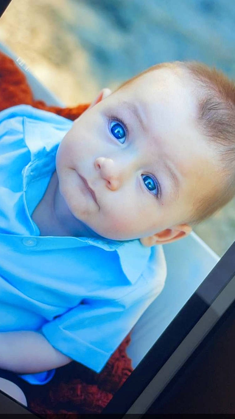 Phoenix joined the competition — help win amazing prizes! baby, baby_toddler_clothing, blue, cheek, child, electric_blue, eyelash, flash_photography, fun, hair, happy, human_body, iris, leisure, lip, mouth, nose, person, sitting, smile